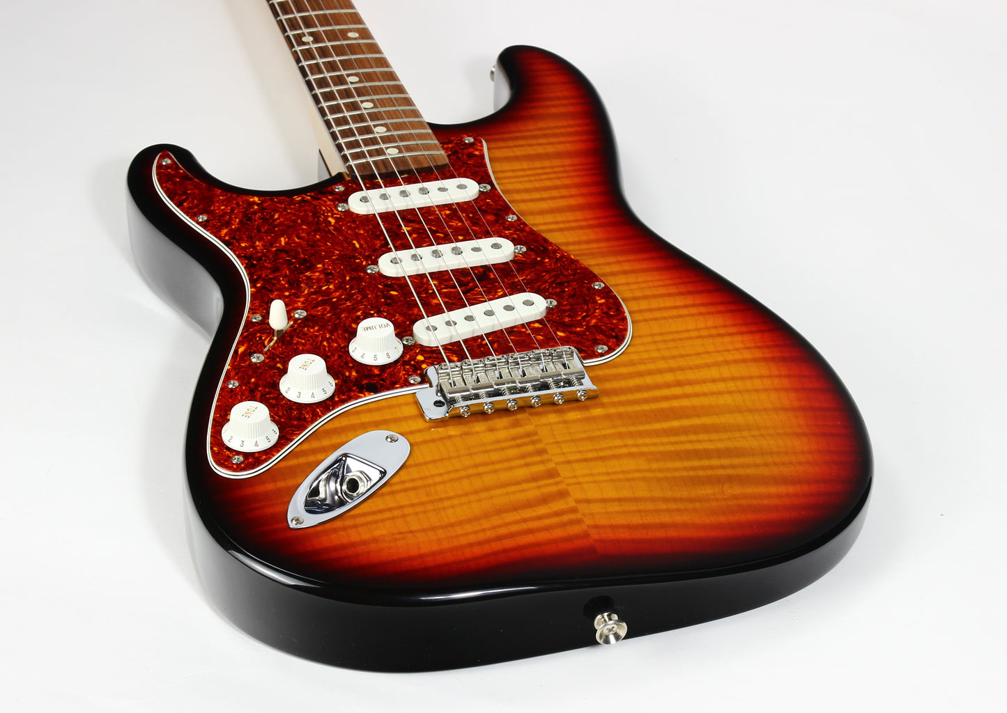 1992 Fender Custom Shop Masterbuilt Flametop Stratocaster | J.W. Black Sunburst Left-Handed strung Righty | One-of-a-Kind!