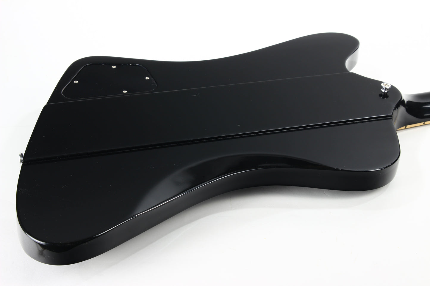 2012 Gibson USA Reverse Firebird V Reissue EBONY BLACK w/ Original Case - LIGHTWEIGHT Steinberger Tuners