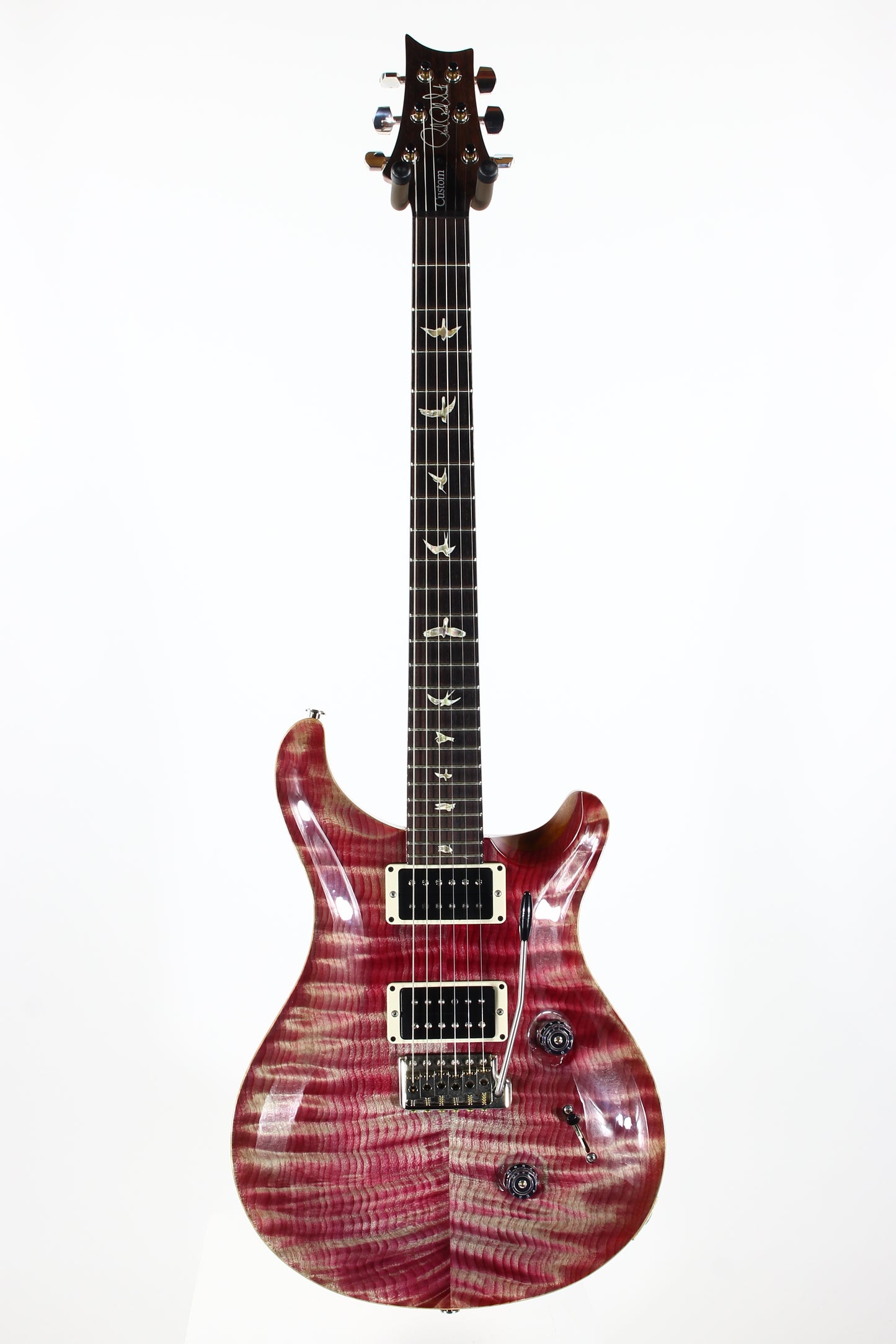 2016 PRS Custom 24 Violet FLAME TOP & BIRDS! Paul Reed Smith