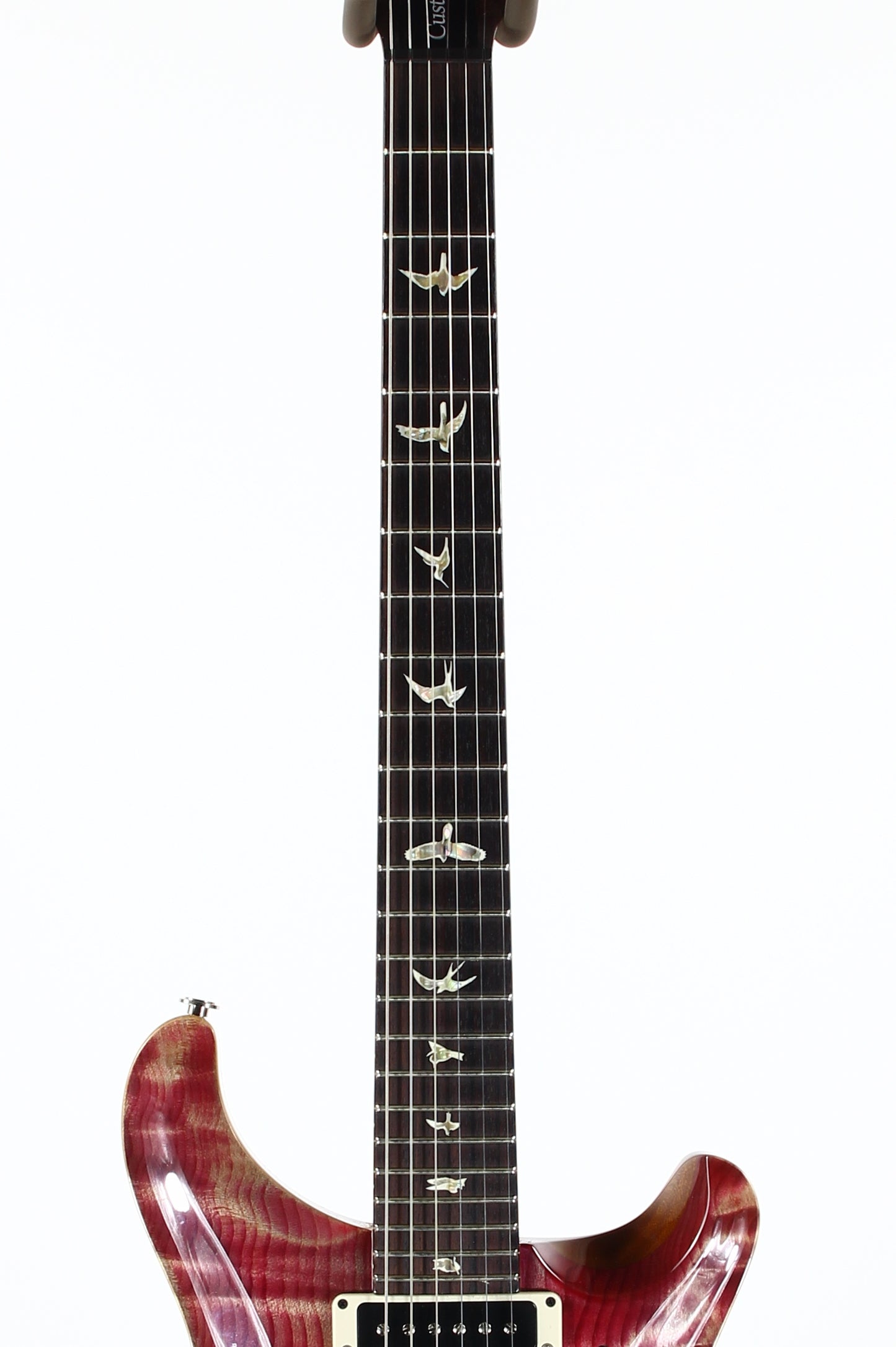 2016 PRS Custom 24 Violet FLAME TOP & BIRDS! Paul Reed Smith