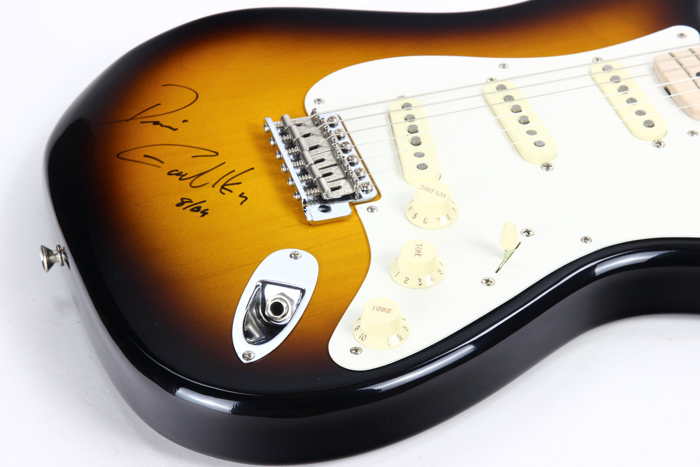 2009 Fender Custom Shop Masterbuilt ROADSHOW '57 Stratocaster - Eric Johnson, 1957 Maple Neck Strat! 2-Tone Sunburst!