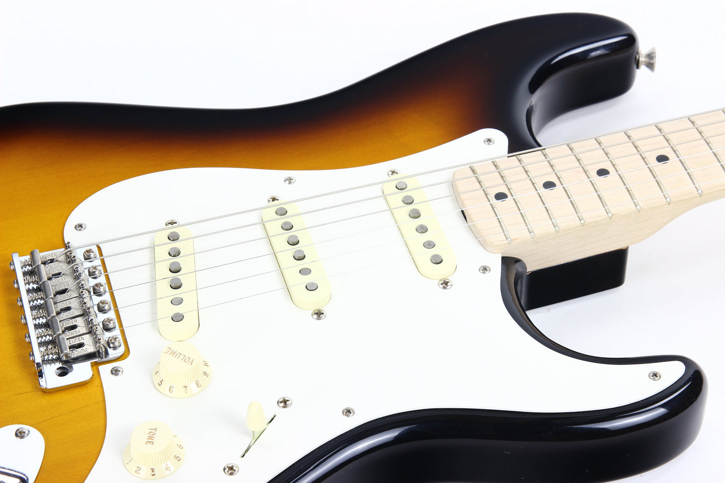 2009 Fender Custom Shop Masterbuilt ROADSHOW '57 Stratocaster - Eric Johnson, 1957 Maple Neck Strat! 2-Tone Sunburst!