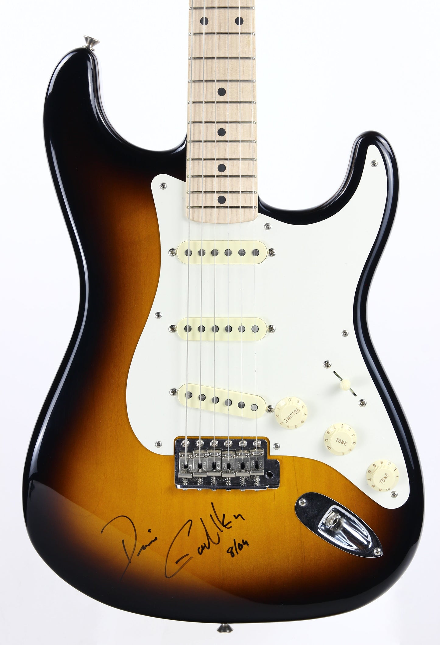 2009 Fender Custom Shop Masterbuilt ROADSHOW '57 Stratocaster - Eric Johnson, 1957 Maple Neck Strat! 2-Tone Sunburst!