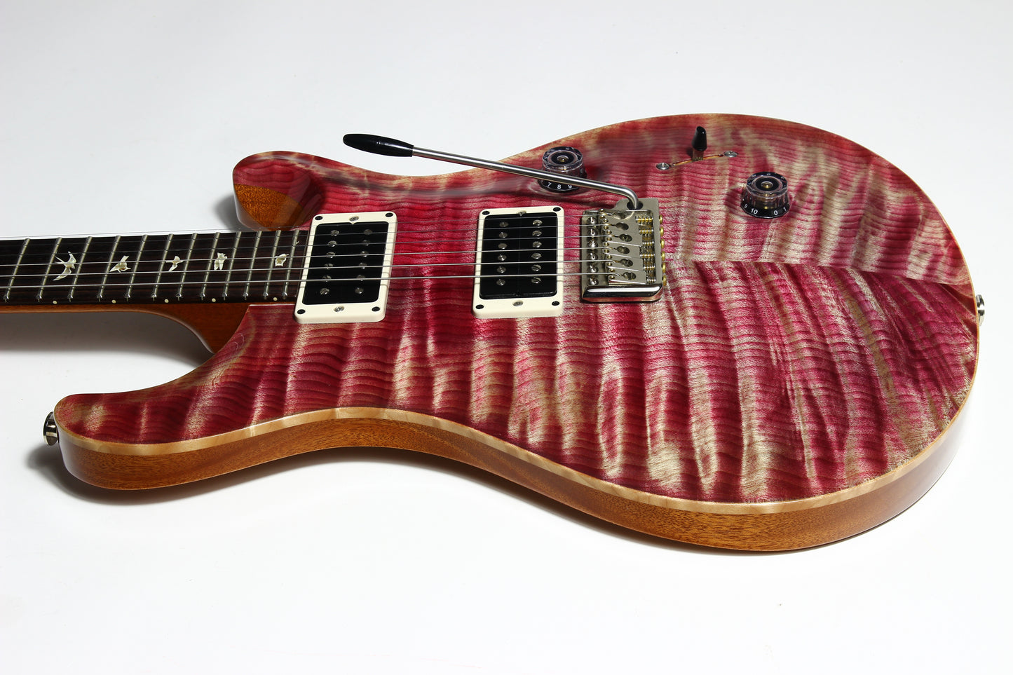 2016 PRS Custom 24 Violet FLAME TOP & BIRDS! Paul Reed Smith