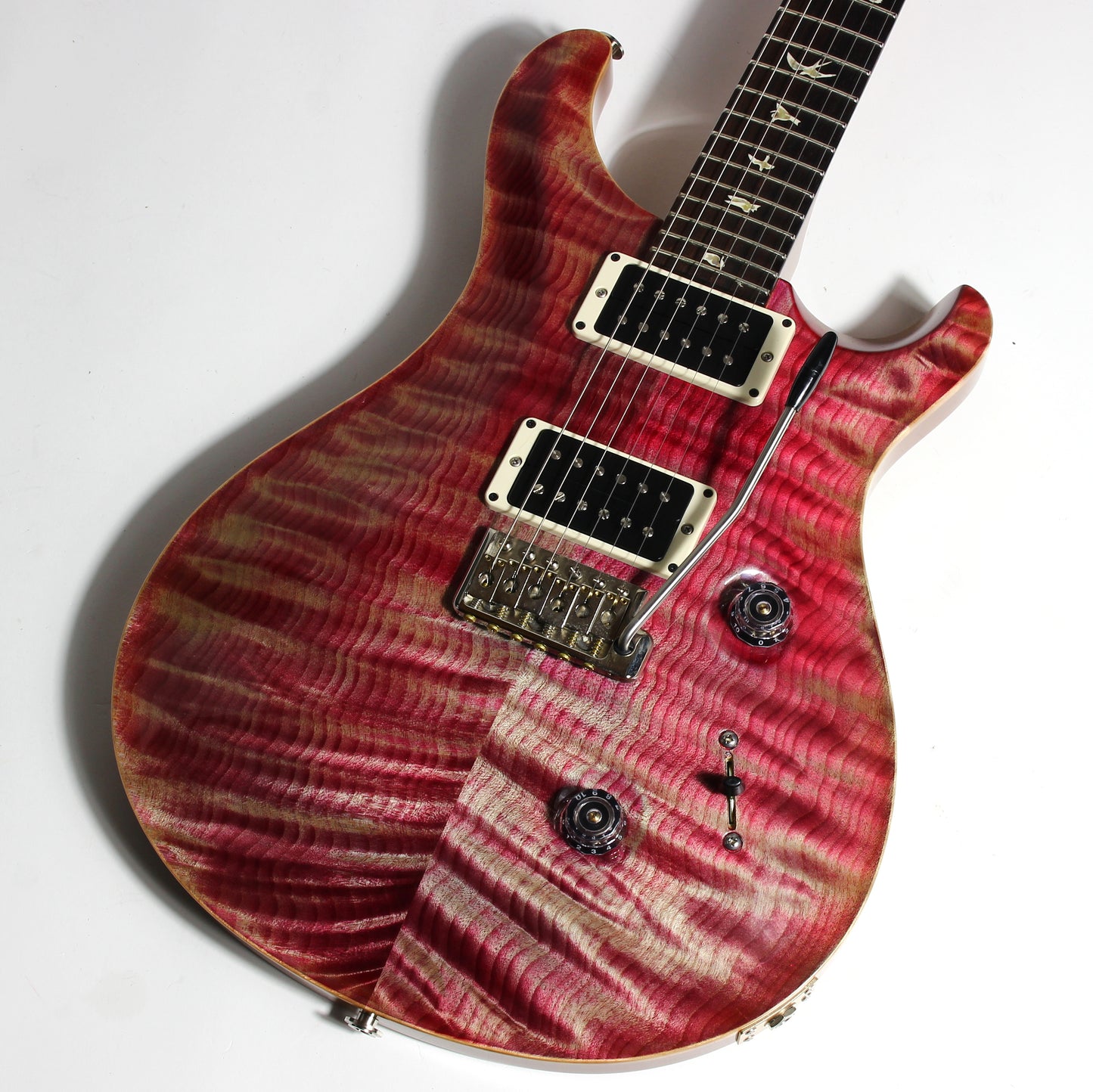 2016 PRS Custom 24 Violet FLAME TOP & BIRDS! Paul Reed Smith