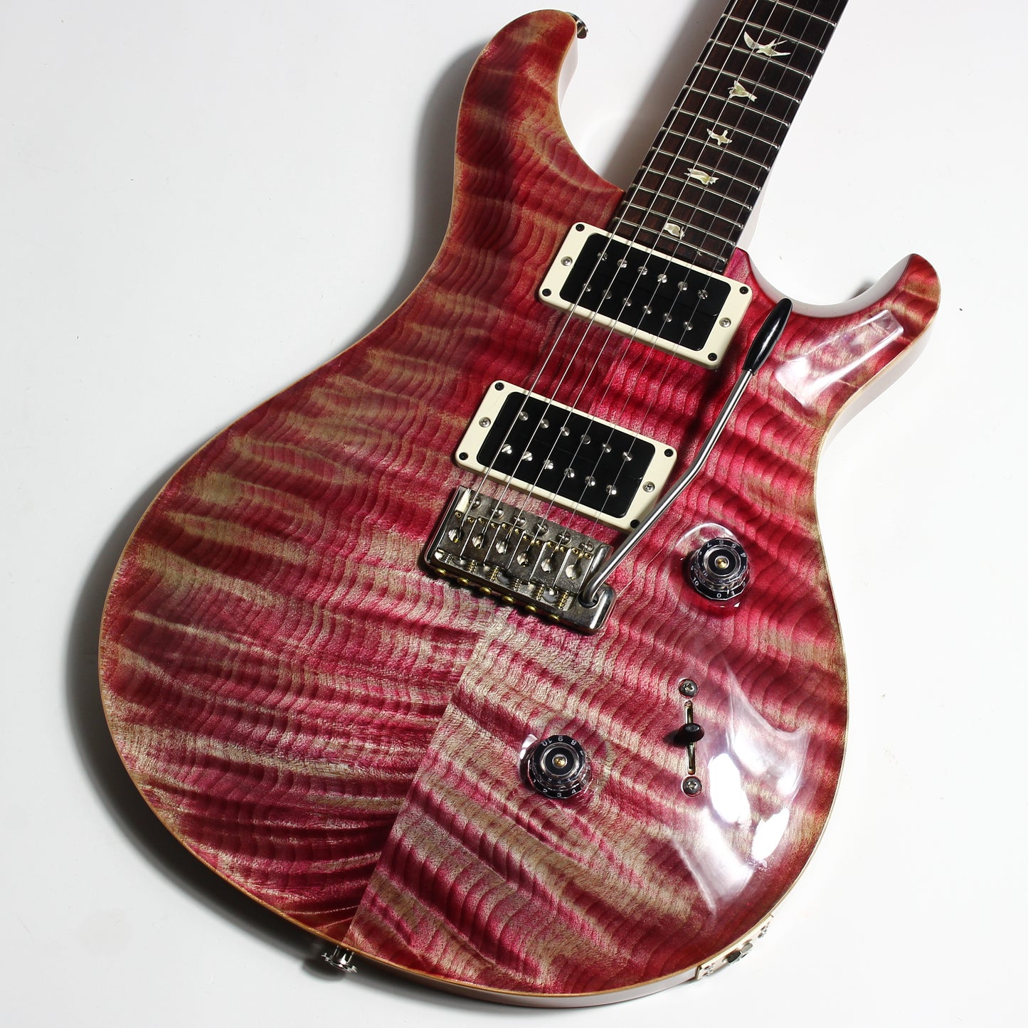 2016 PRS Custom 24 Violet FLAME TOP & BIRDS! Paul Reed Smith