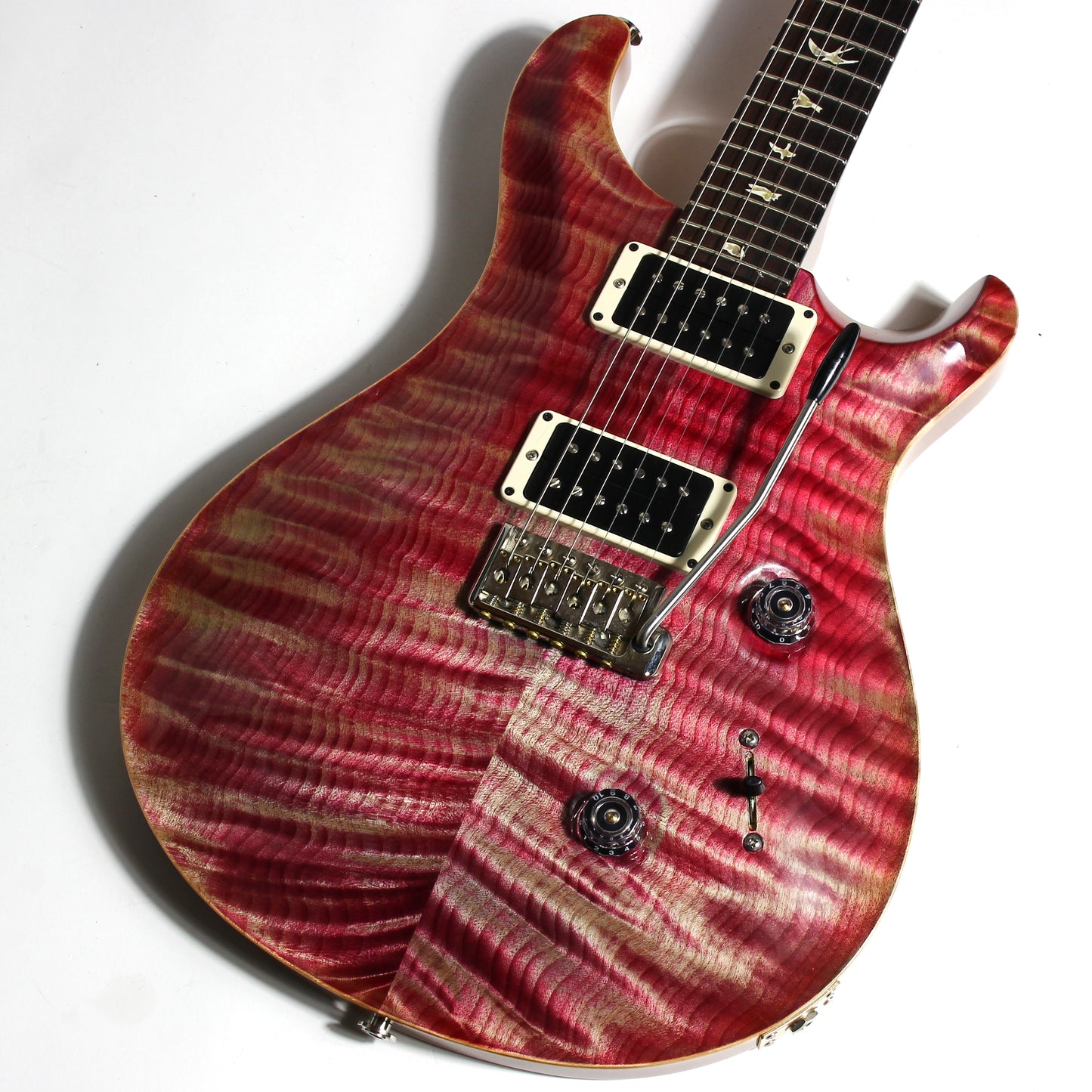 2016 PRS Custom 24 Violet FLAME TOP & BIRDS! Paul Reed Smith