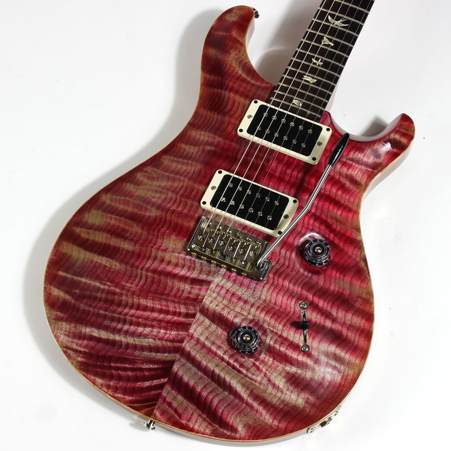 2016 PRS Custom 24 Violet FLAME TOP & BIRDS! Paul Reed Smith