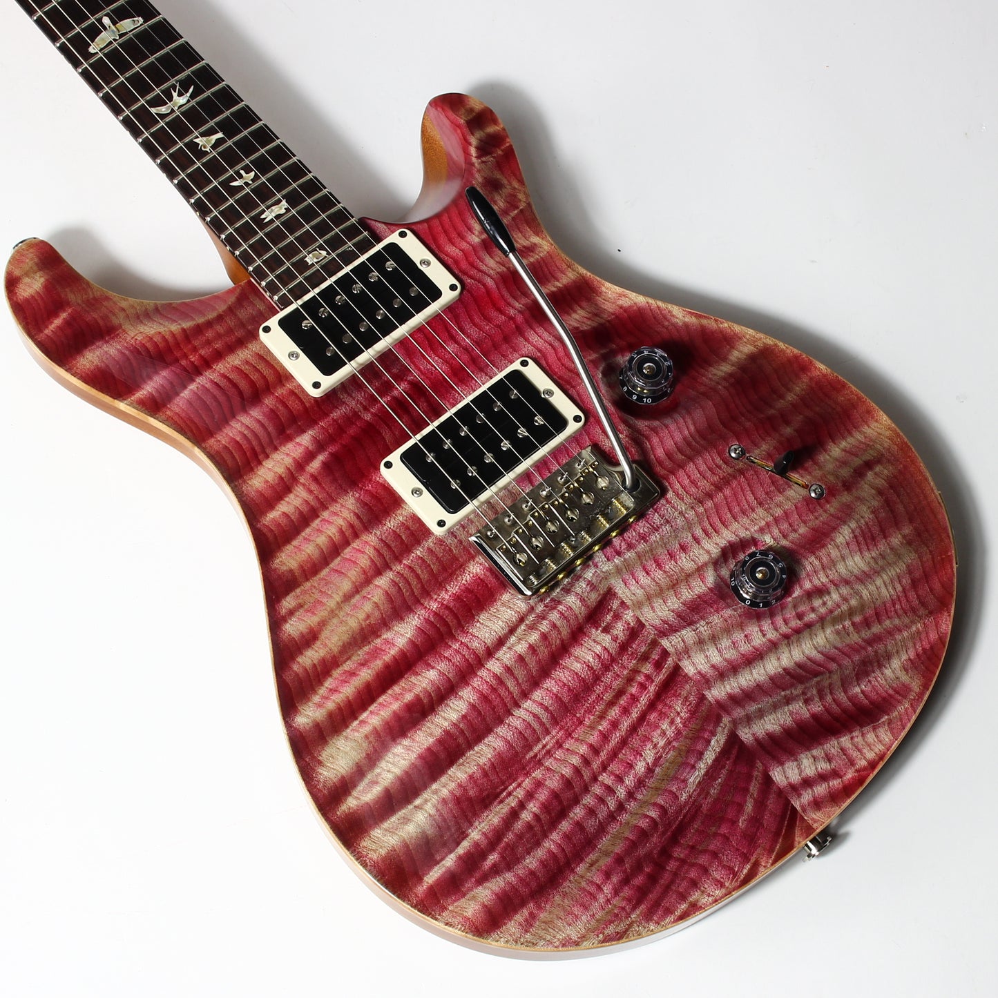 2016 PRS Custom 24 Violet FLAME TOP & BIRDS! Paul Reed Smith