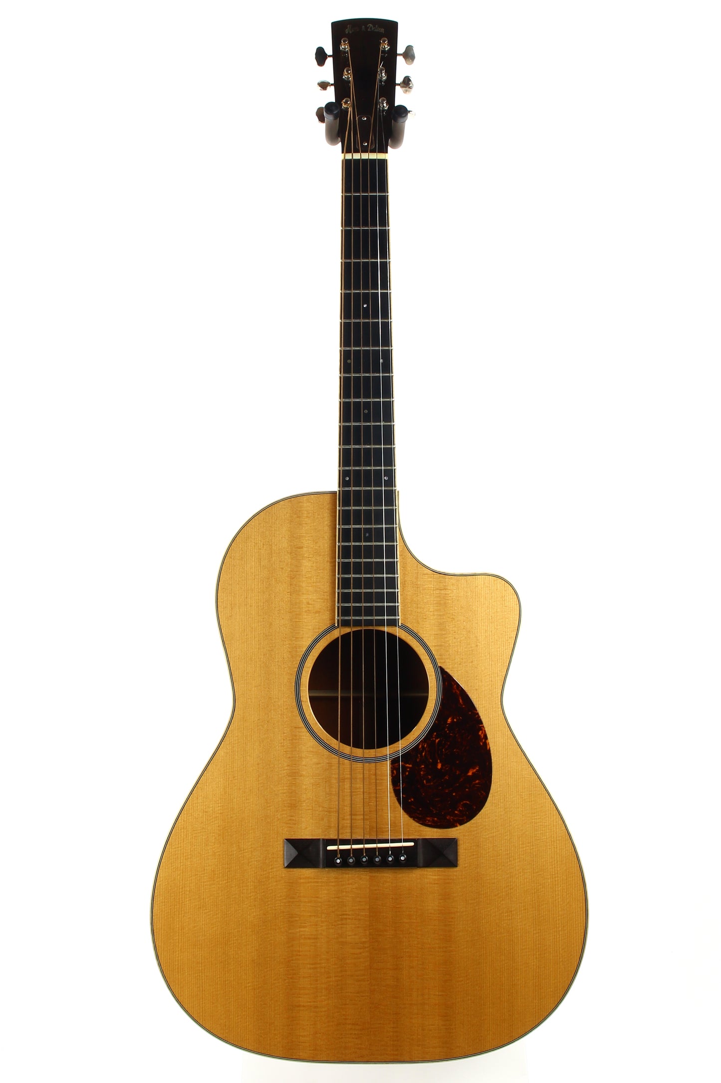 2003 Huss and Dalton CM Custom 12-Fret Acoustic Guitar - Pyramid Bridge, 24.9" Short Scale, Sitka & Mahogany!