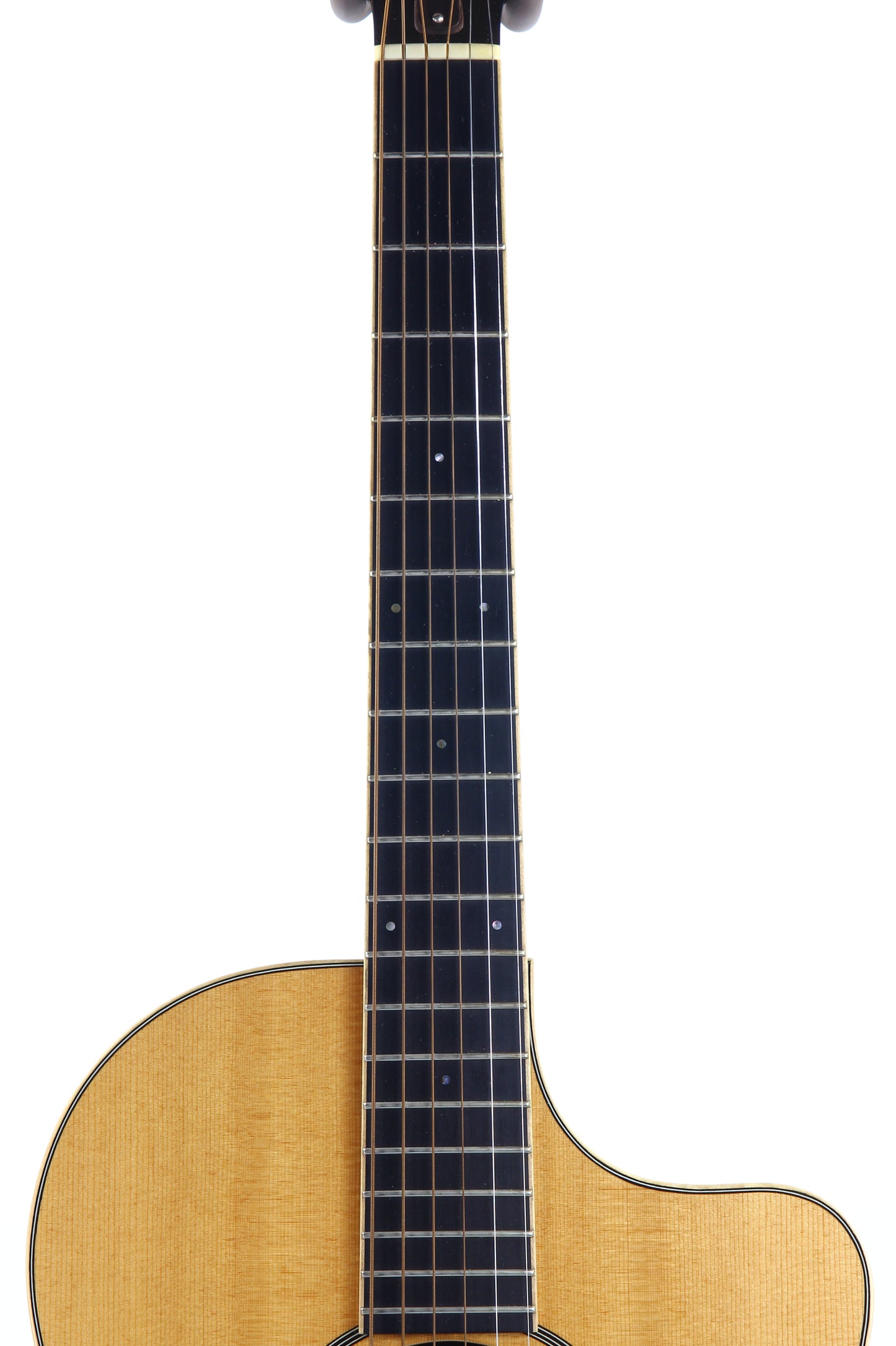 2003 Huss and Dalton CM Custom 12-Fret Acoustic Guitar - Pyramid Bridge, 24.9" Short Scale, Sitka & Mahogany!