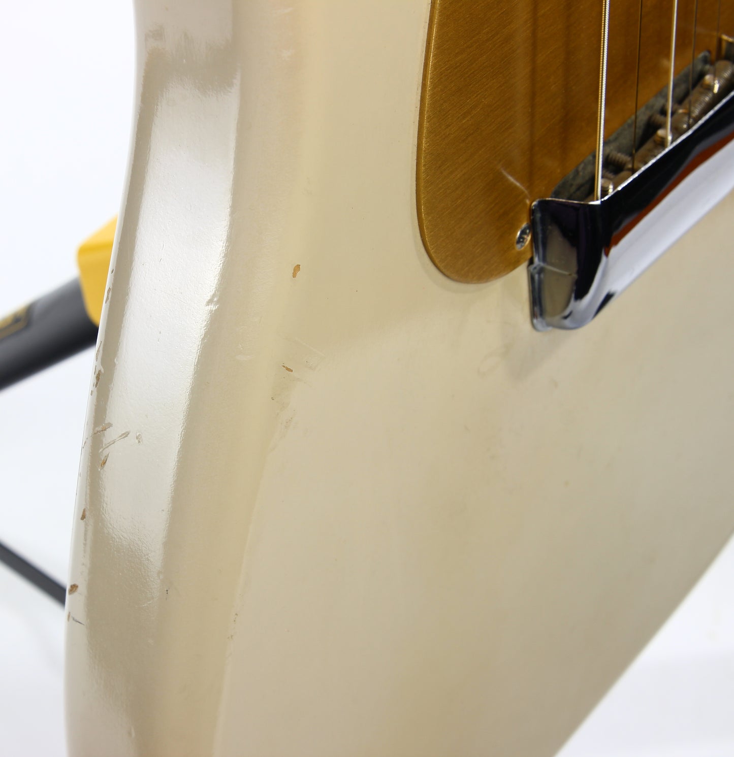 CLEAN 1959 Fender Musicmaster Desert Sand Tan, Gold Anodized Guard - ALL-ORIGINAL, Pre-CBS Vintage, duo sonic