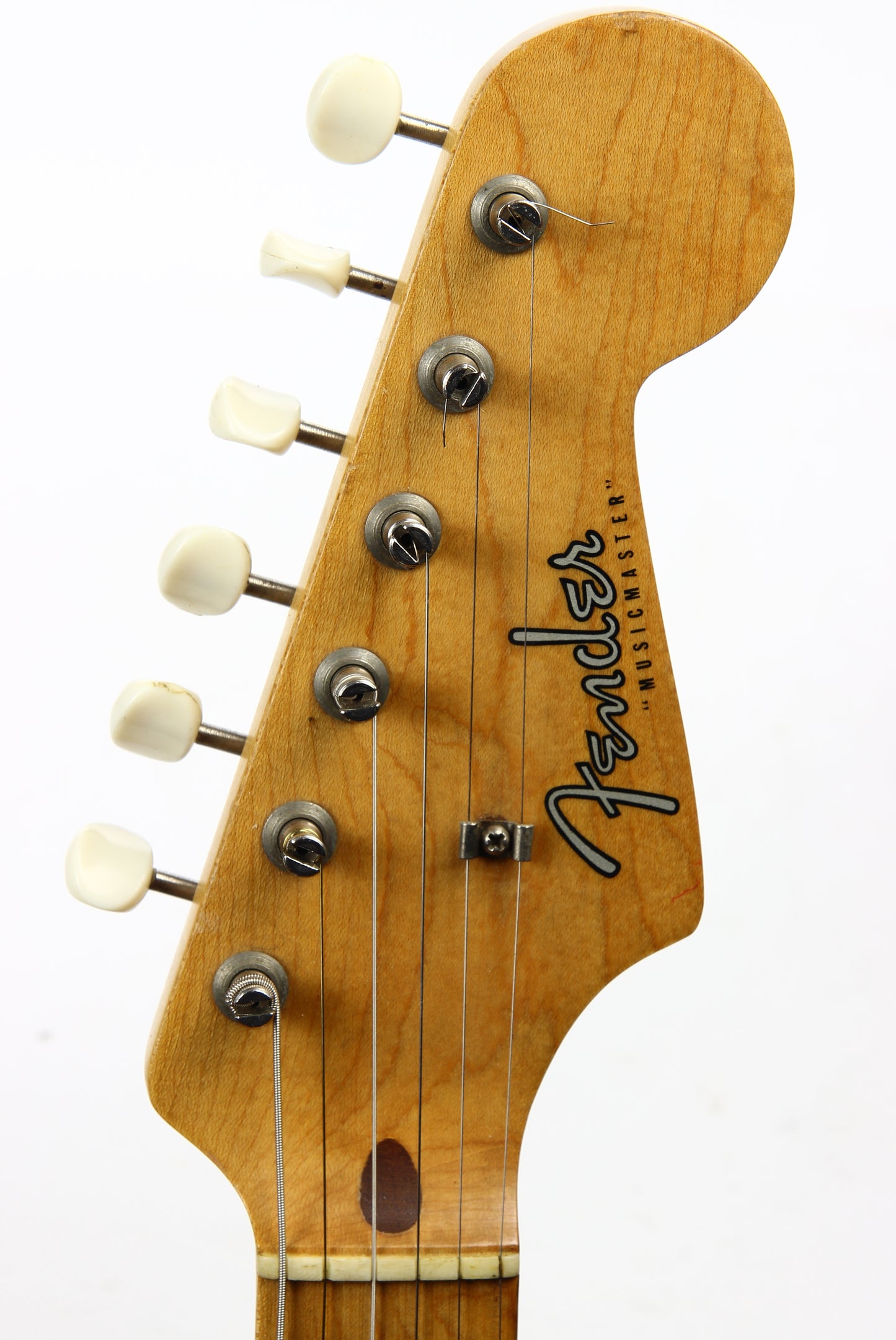 CLEAN 1959 Fender Musicmaster Desert Sand Tan, Gold Anodized Guard - ALL-ORIGINAL, Pre-CBS Vintage, duo sonic