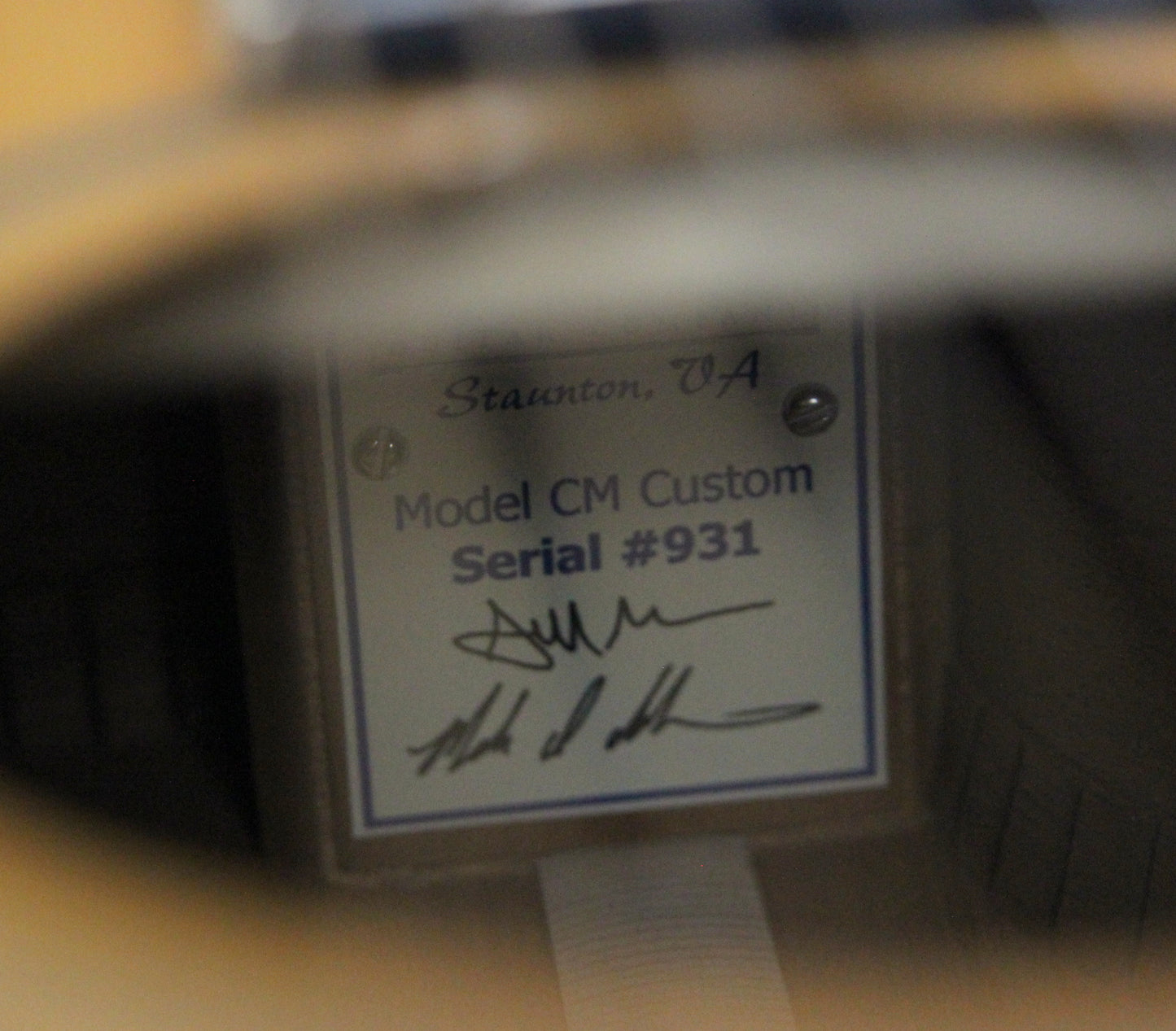 2003 Huss and Dalton CM Custom 12-Fret Acoustic Guitar - Pyramid Bridge, 24.9" Short Scale, Sitka & Mahogany!