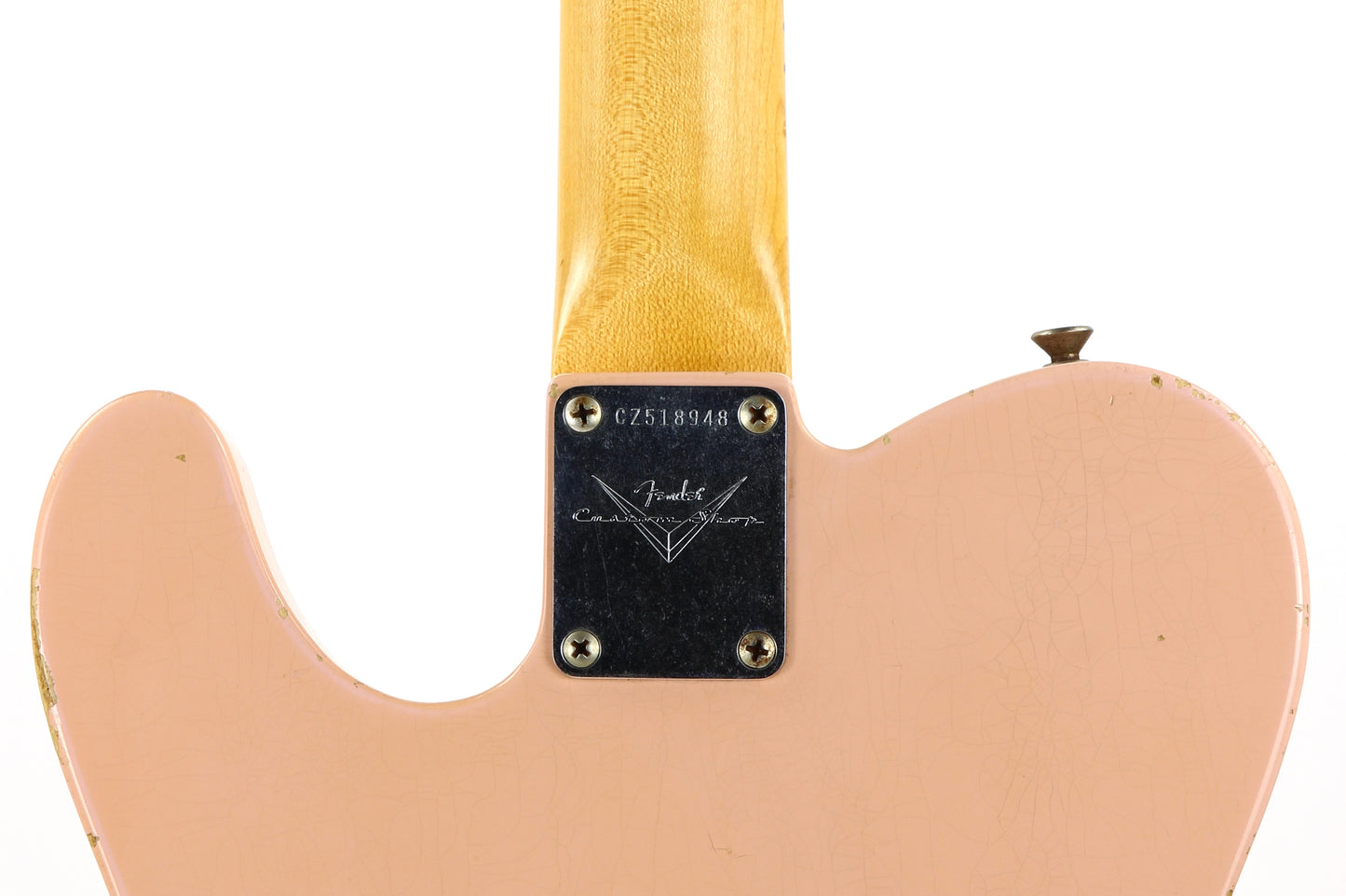 2011 Fender DALE WILSON Custom Shop Masterbuilt 60's Telecaster Thinline Relic - Shell Pink, Abby Ybarra Pups!