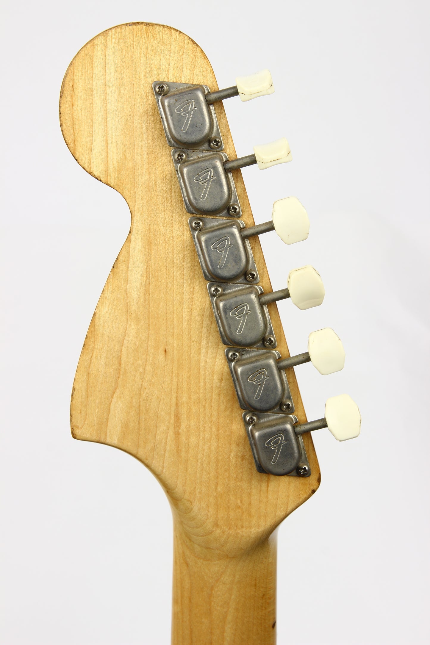 1975 Fender Mustang Olympic White Vintage Electric Guitar - Rosewood Board, 1970's, duo sonic w/ Tremolo!