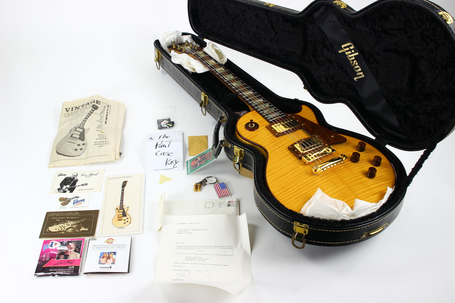 1976 Gibson THE LES PAUL Lucky #7 Natural ONE OF THE BEST EVER Brazilian Rosewood Parts