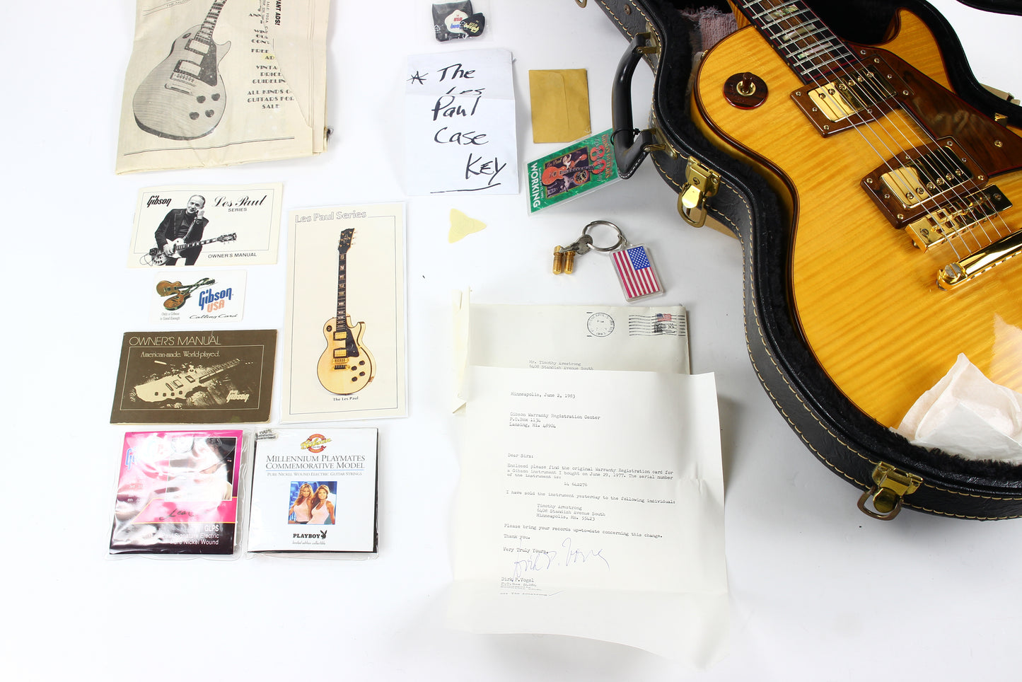 1976 Gibson THE LES PAUL Lucky #7 Natural ONE OF THE BEST EVER Brazilian Rosewood Parts