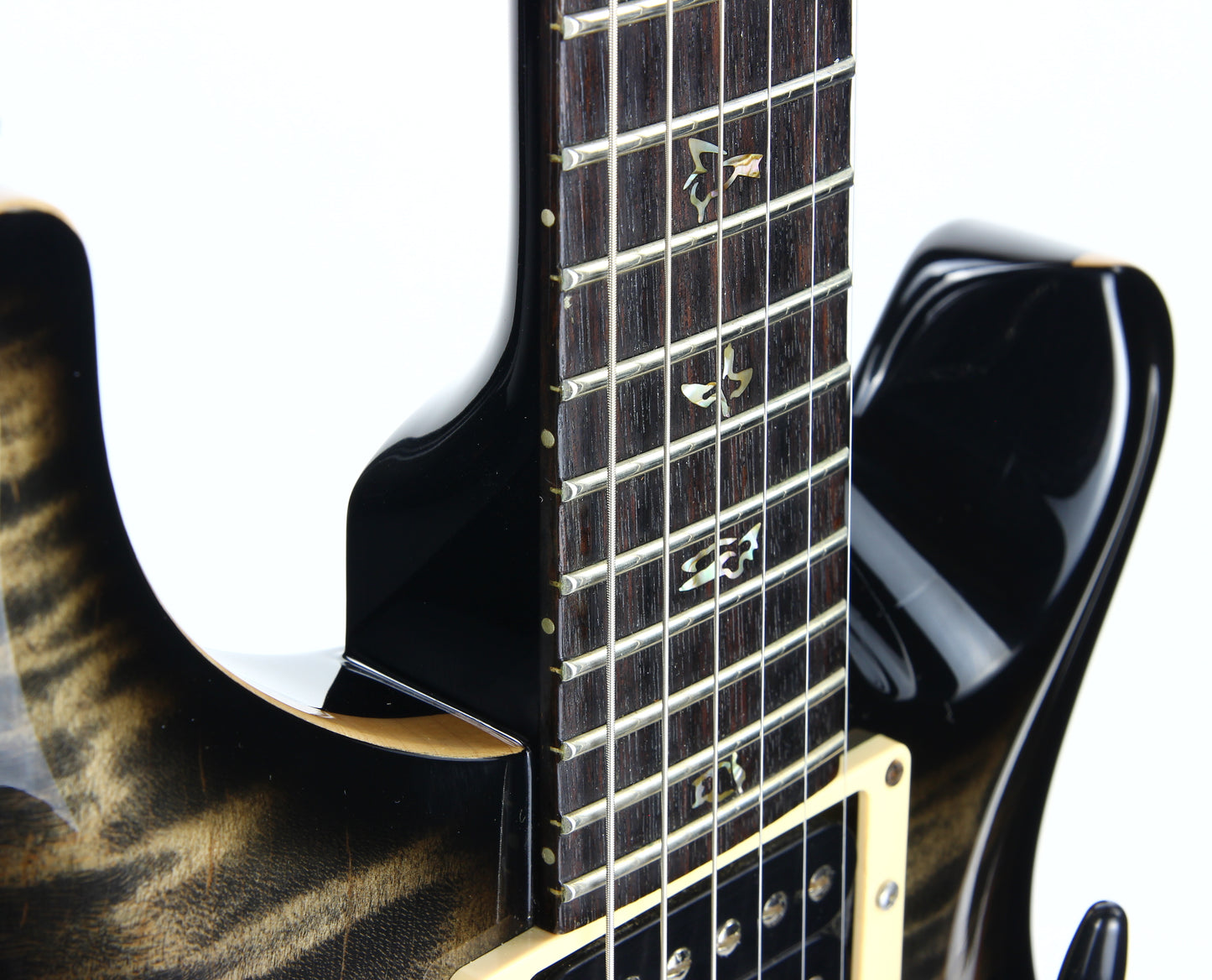 6.9 LBS! 2011 PRS Custom 24 Charcoal Burst - Paul Reed Smith, Beautiful Flametop CU24, Tremolo, Black