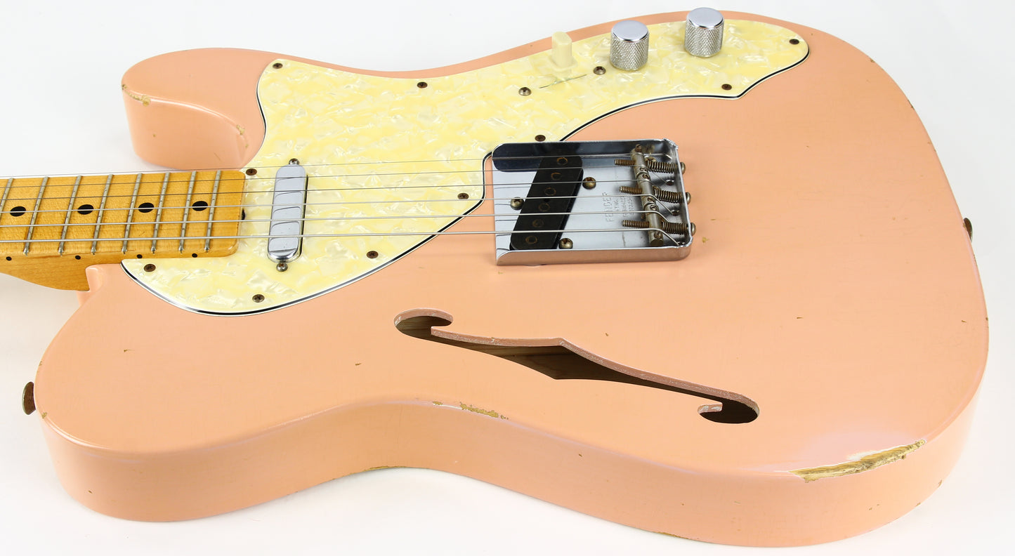 2011 Fender DALE WILSON Custom Shop Masterbuilt 60's Telecaster Thinline Relic - Shell Pink, Abby Ybarra Pups!