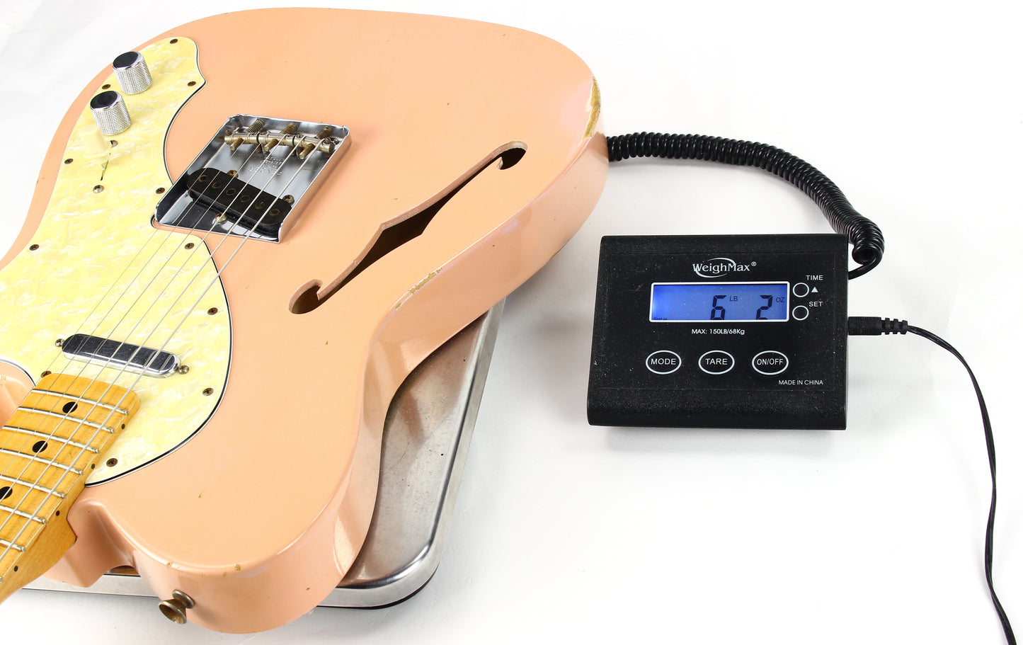 2011 Fender DALE WILSON Custom Shop Masterbuilt 60's Telecaster Thinline Relic - Shell Pink, Abby Ybarra Pups!