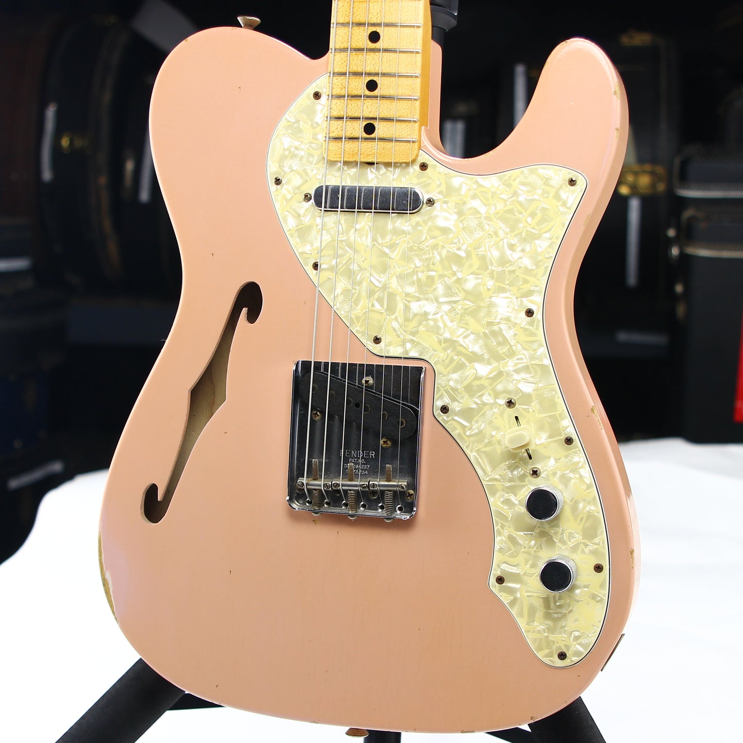 2011 Fender DALE WILSON Custom Shop Masterbuilt 60's Telecaster Thinline Relic - Shell Pink, Abby Ybarra Pups!