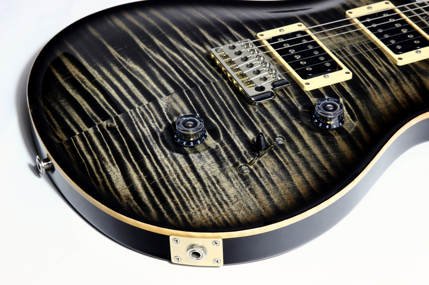 6.9 LBS! 2011 PRS Custom 24 Charcoal Burst - Paul Reed Smith, Beautiful Flametop CU24, Tremolo, Black