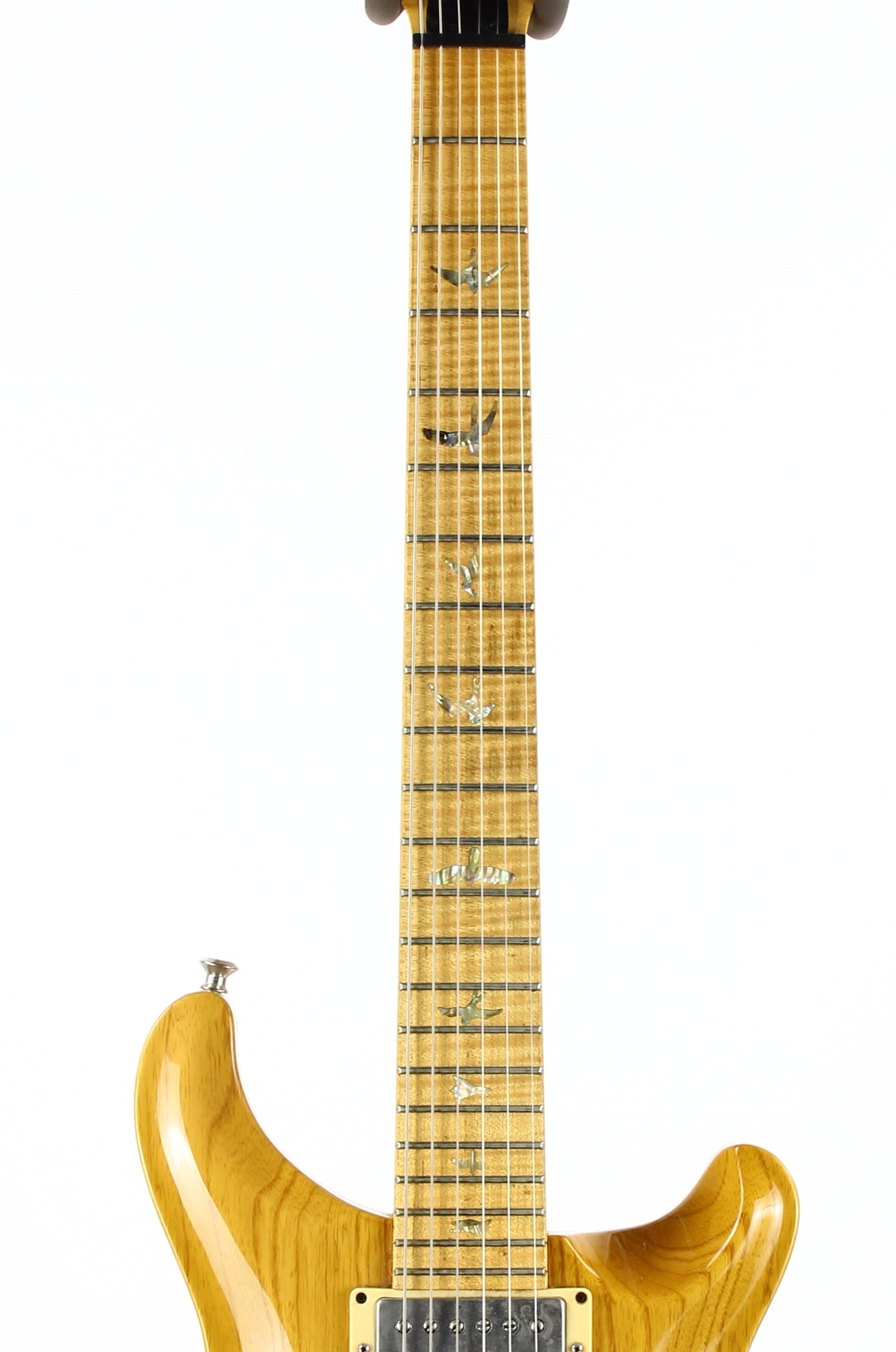 2005 PRS Swamp Ash Special Gold Pearl Bird Inlays SUPER FLAME NECK Natural