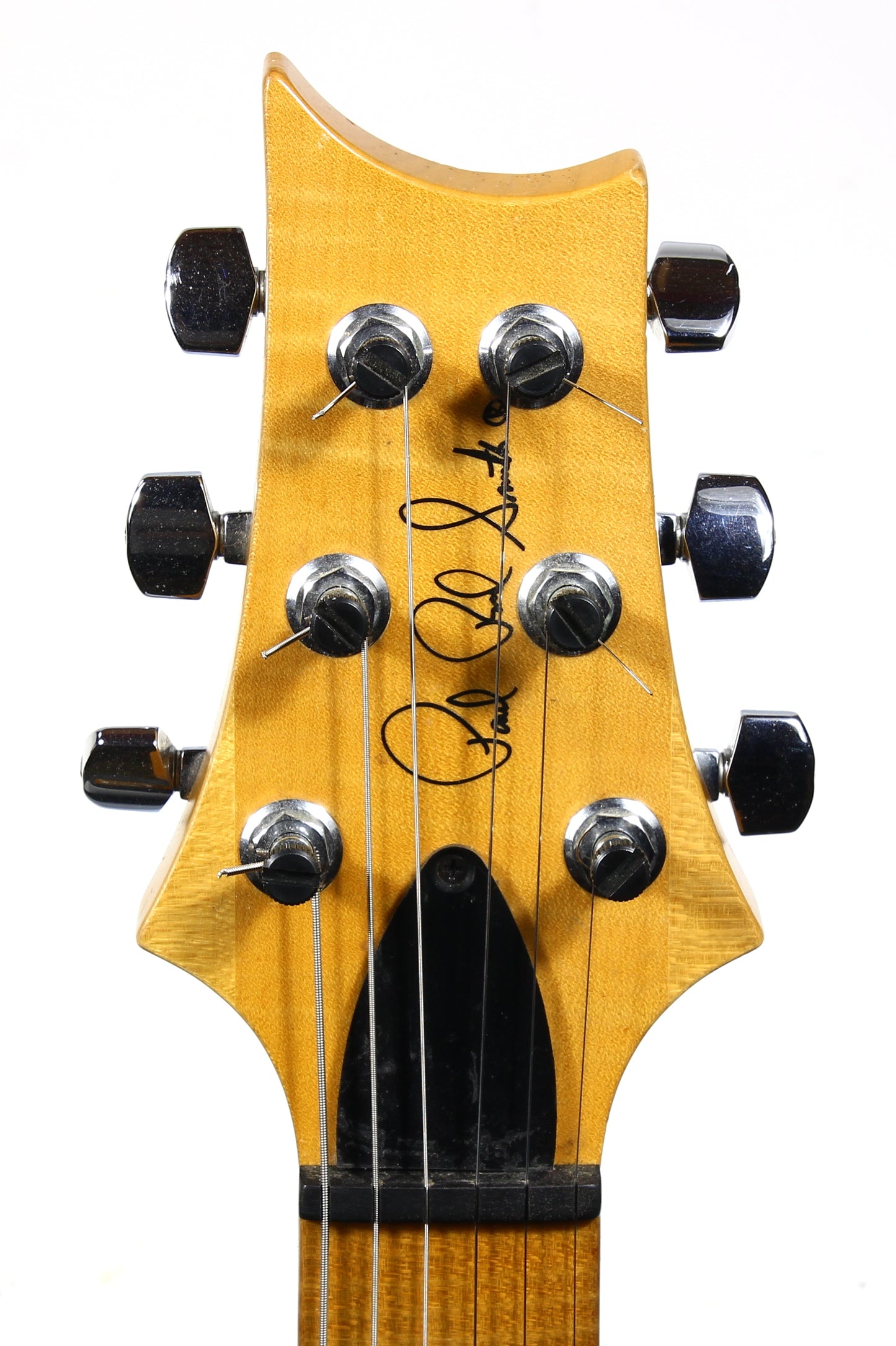 2005 PRS Swamp Ash Special Gold Pearl Bird Inlays SUPER FLAME NECK Natural