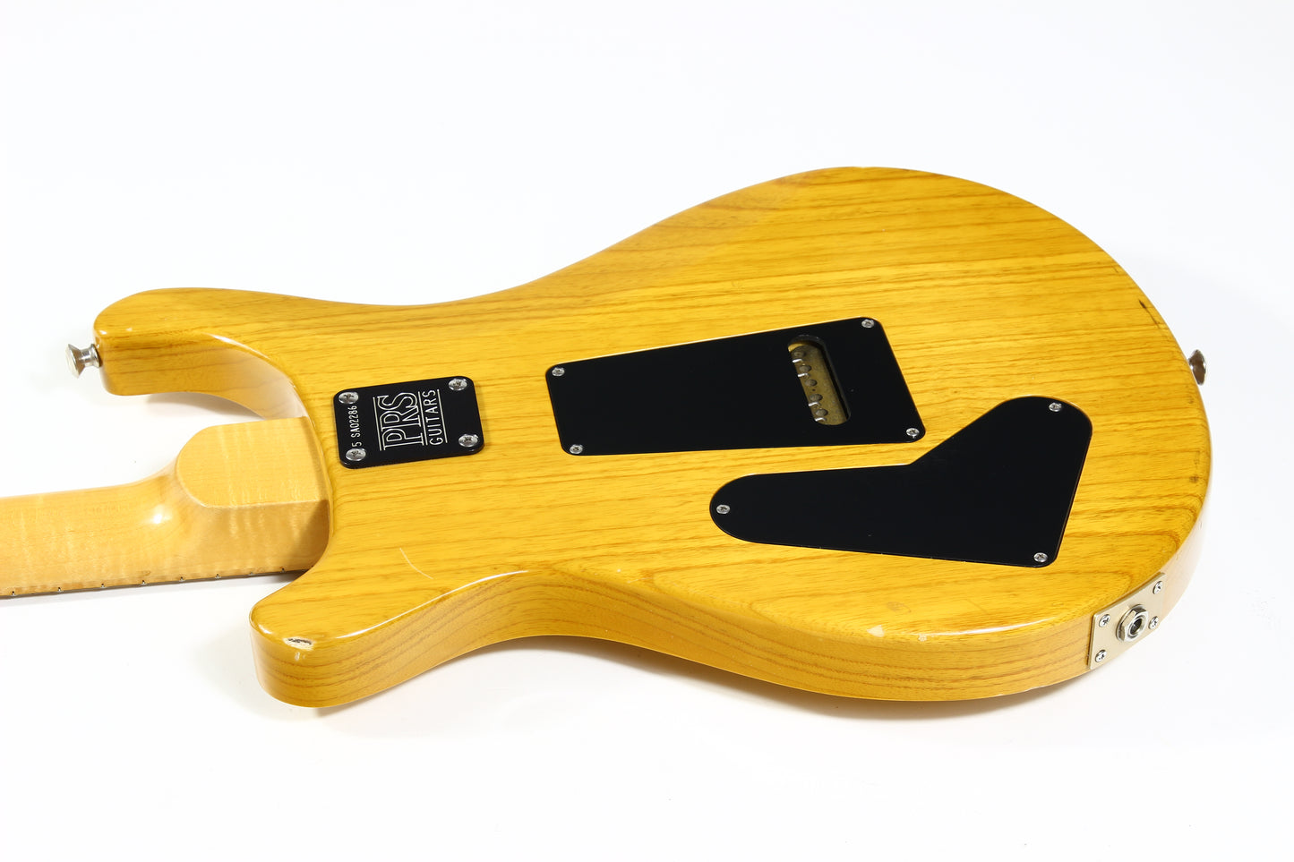 2005 PRS Swamp Ash Special Gold Pearl Bird Inlays SUPER FLAME NECK Natural