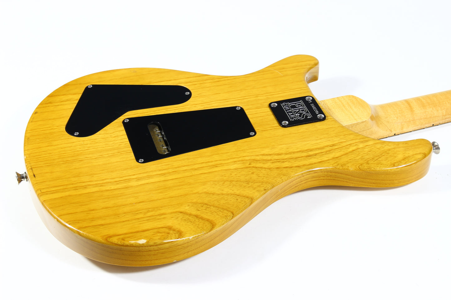 2005 PRS Swamp Ash Special Gold Pearl Bird Inlays SUPER FLAME NECK Natural