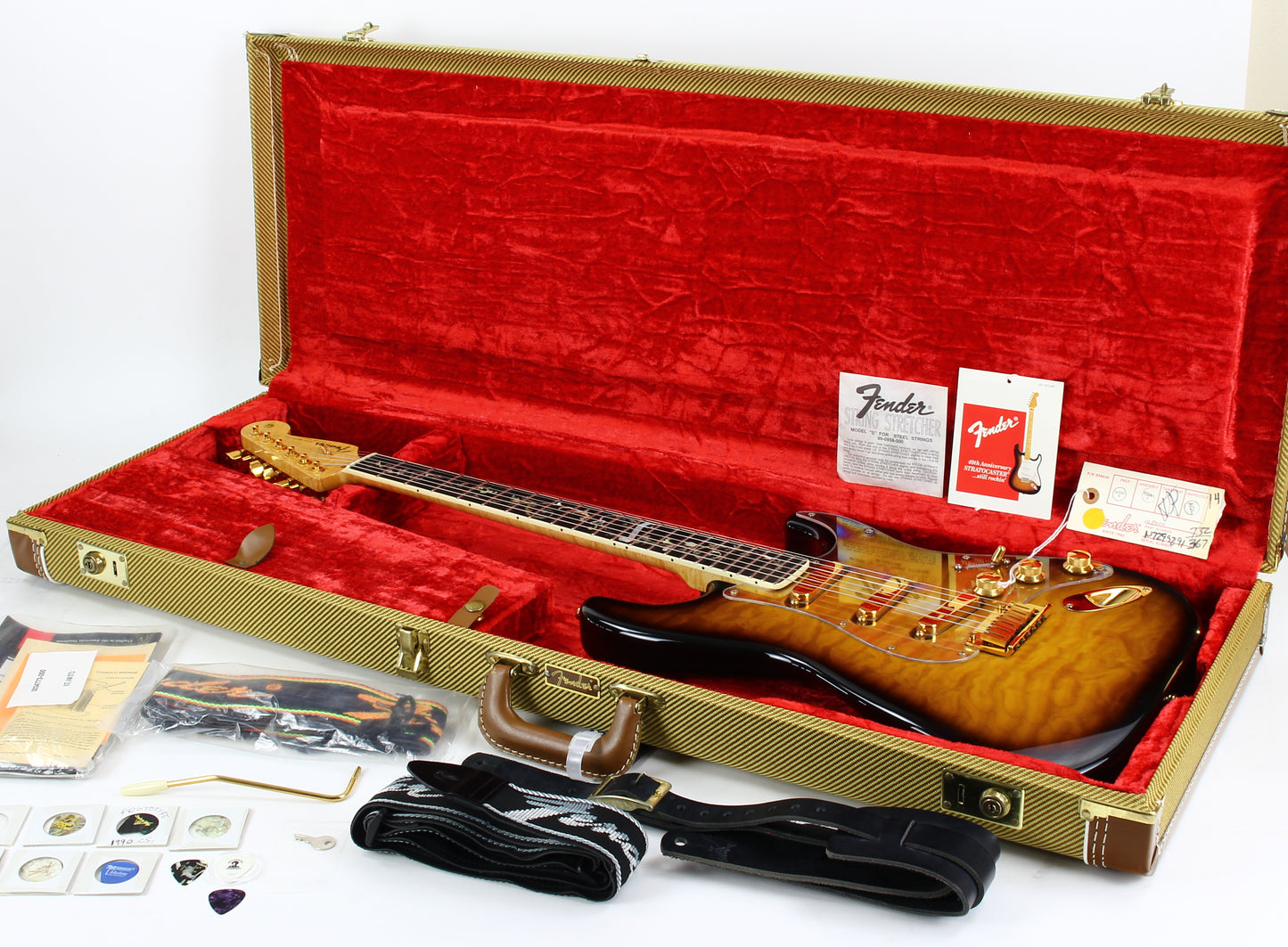 1994 Fender Custom Shop TREE OF LIFE Stratocaster SCHULTZ-O-CASTER Killer Quilt 30th Anniversary