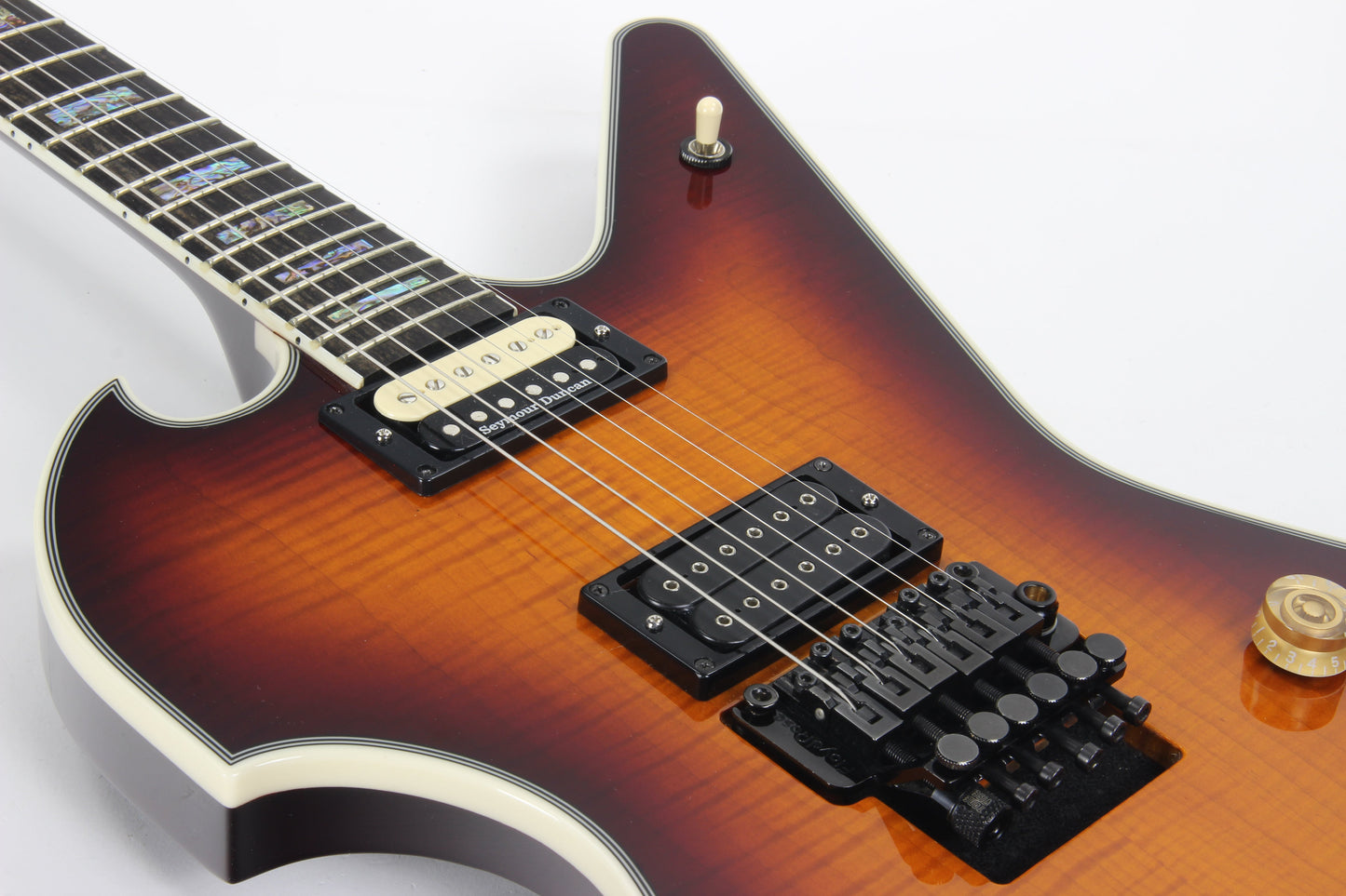 2007 Carlino Identity Made in USA Model - Floyd Rose, Custom Shop, Quality Guitar! Ebony Board, Abalone Inlays