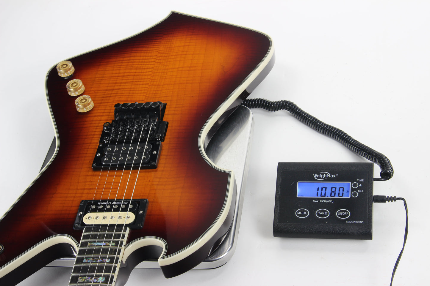 2007 Carlino Identity Made in USA Model - Floyd Rose, Custom Shop, Quality Guitar! Ebony Board, Abalone Inlays