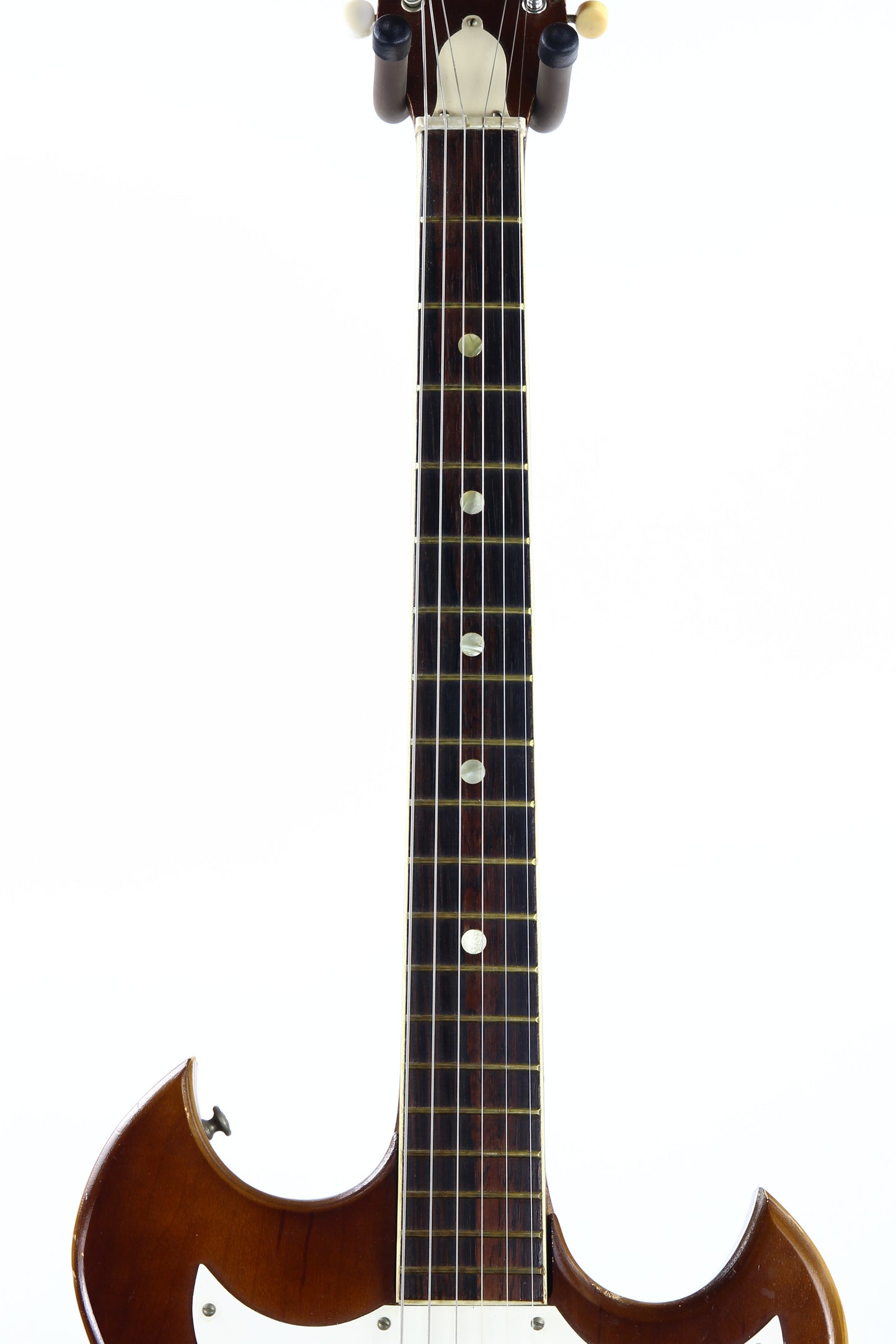 1960s Custom Kraft Kay Vanguard Sunburst USA - 1-Pickup, Vintage Catalog Guitar! Harmony Silvertone, Brazilian Rosewood board