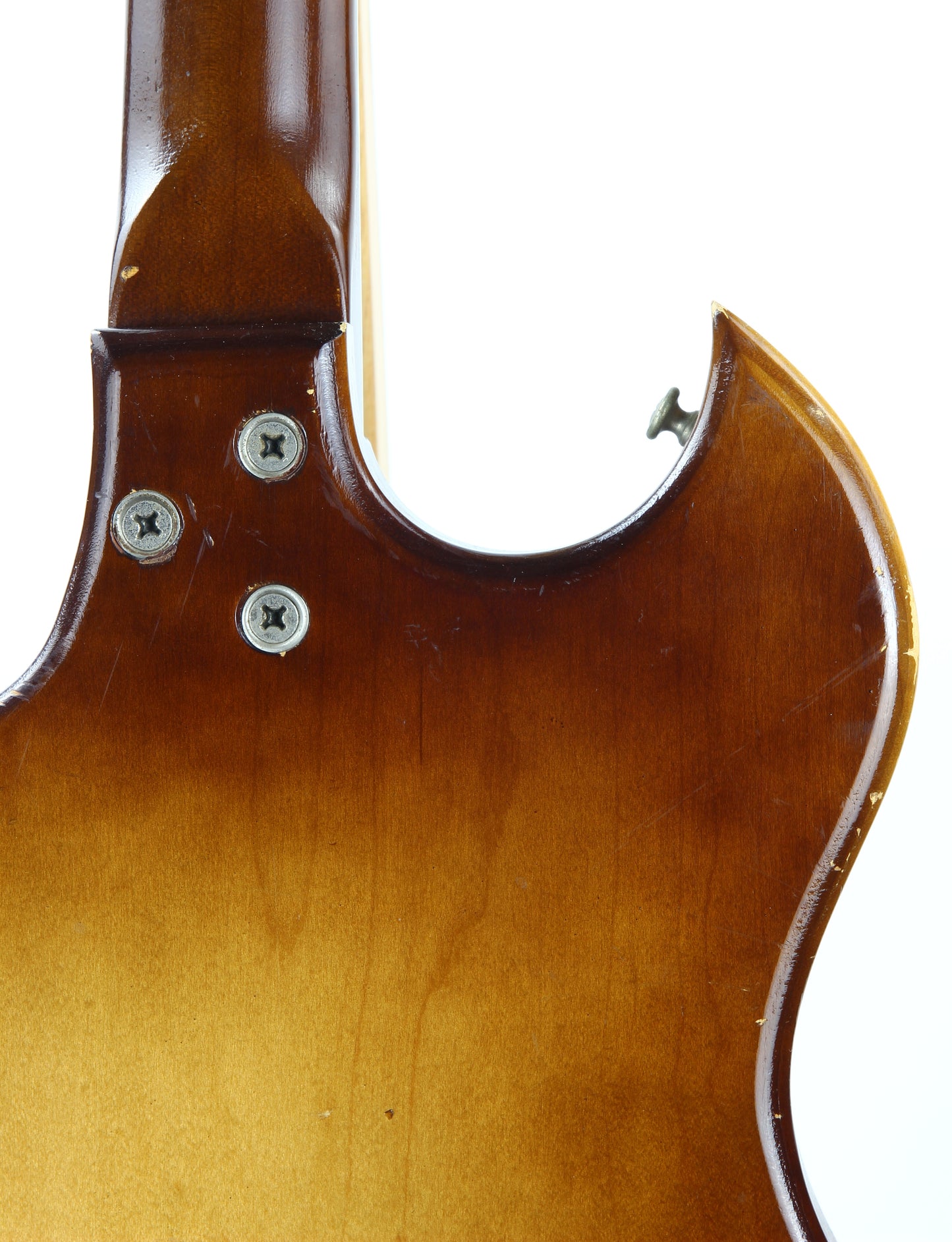 1960s Custom Kraft Kay Vanguard Sunburst USA - 1-Pickup, Vintage Catalog Guitar! Harmony Silvertone, Brazilian Rosewood board