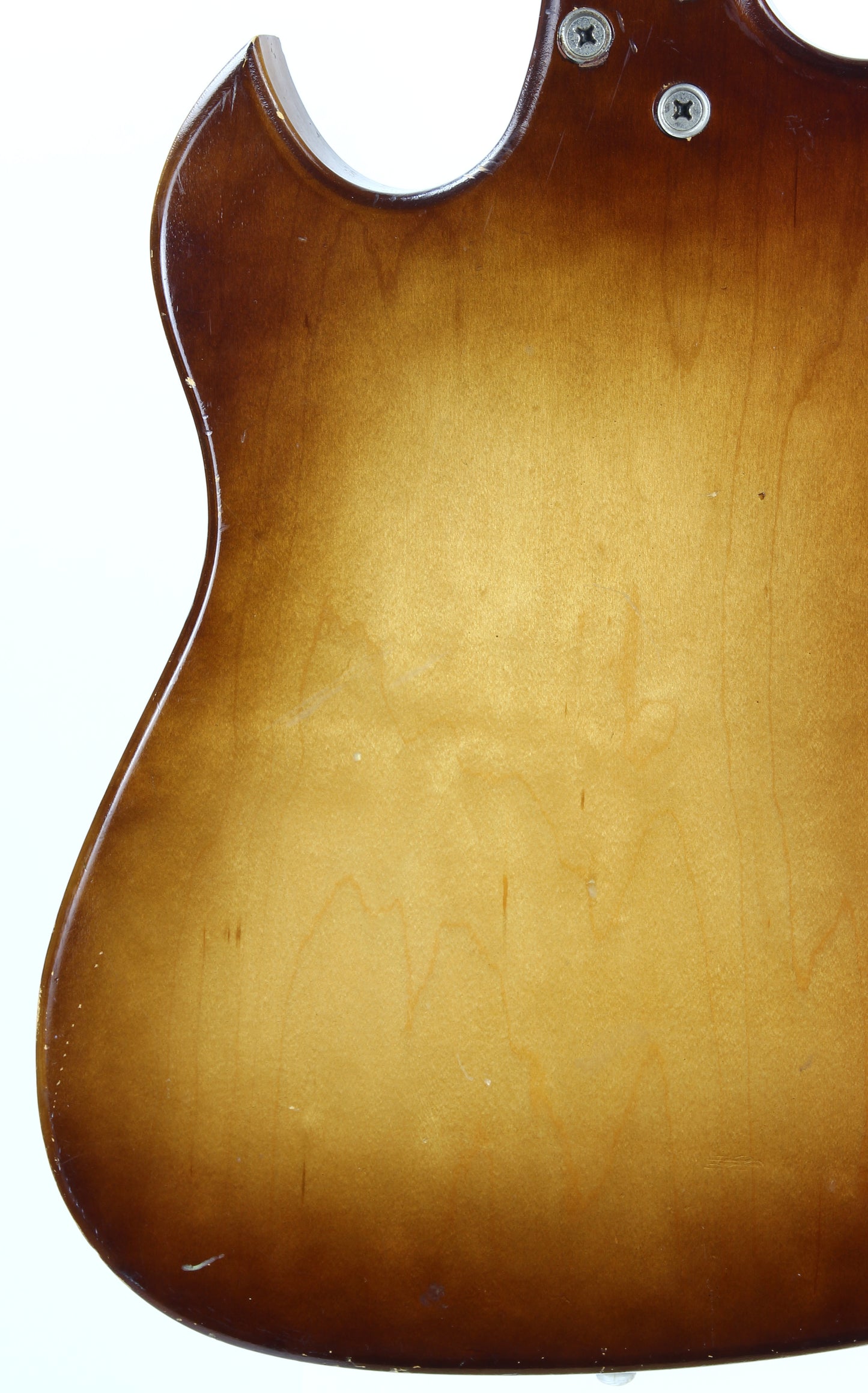 1960s Custom Kraft Kay Vanguard Sunburst USA - 1-Pickup, Vintage Catalog Guitar! Harmony Silvertone, Brazilian Rosewood board