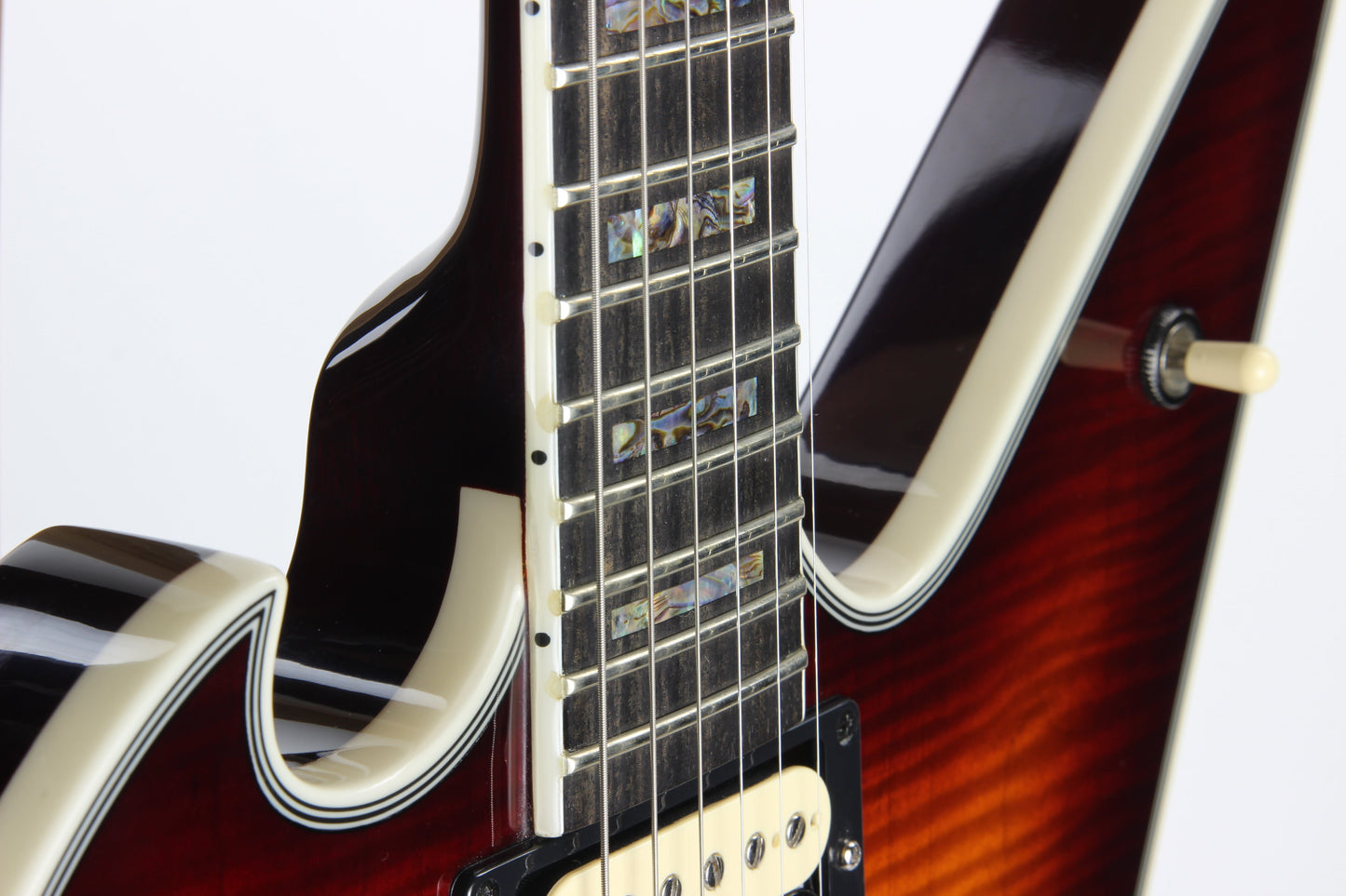2007 Carlino Identity Made in USA Model - Floyd Rose, Custom Shop, Quality Guitar! Ebony Board, Abalone Inlays