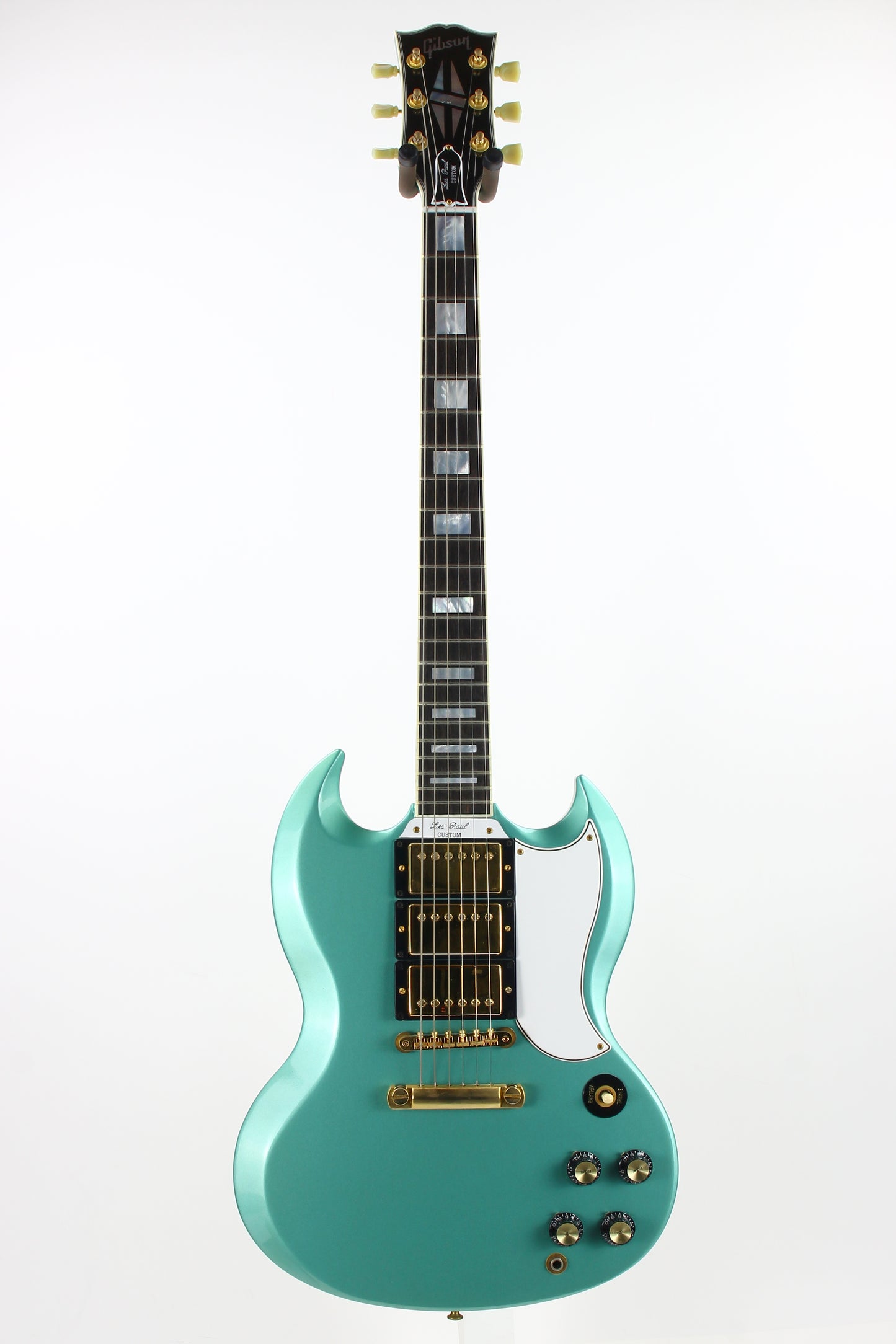 2000 Gibson Custom Shop 1961 Les Paul SG Custom Inverness Green UNPLAYED | 3 Pickups, Ebony Board