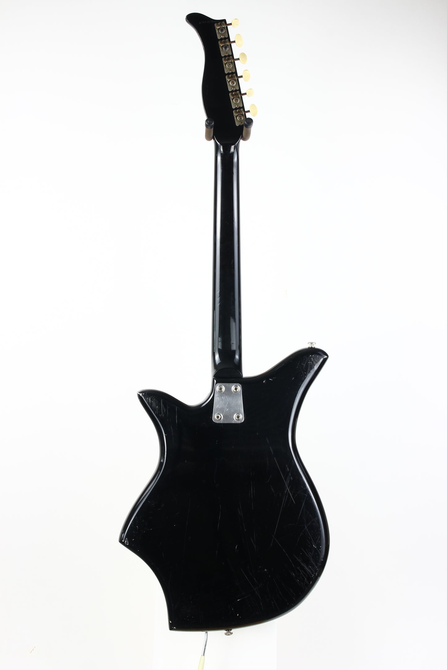 1962 EKO 700 3V Vintage Made in Italy Guitar RARE BLACK Tortoise Guard