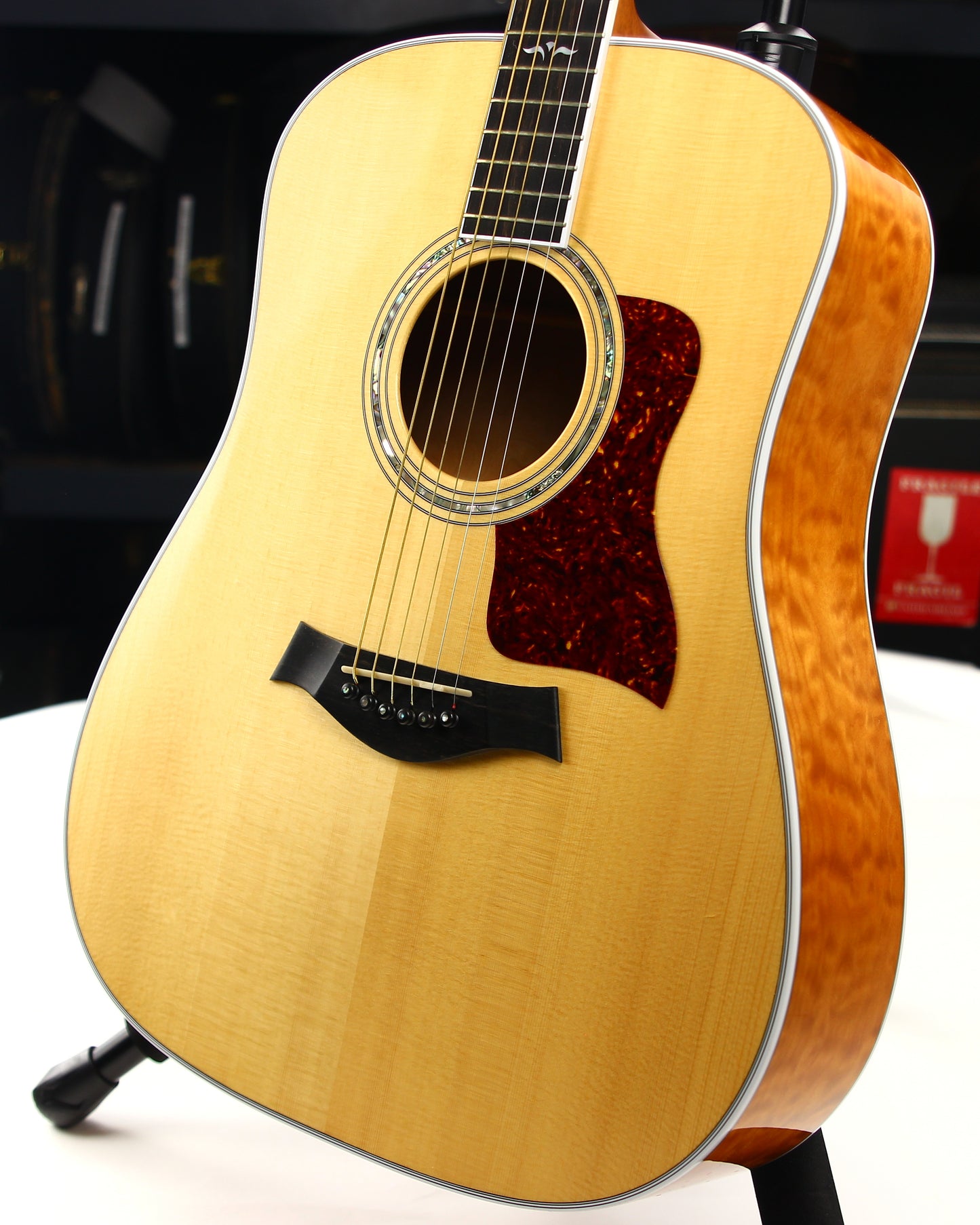 UNPLAYED! 1993 Taylor 610 Dreadnought - High-Grade QUILTED MAPLE, Ebony Fittings, Golden Era 1990's! 610e 610ce
