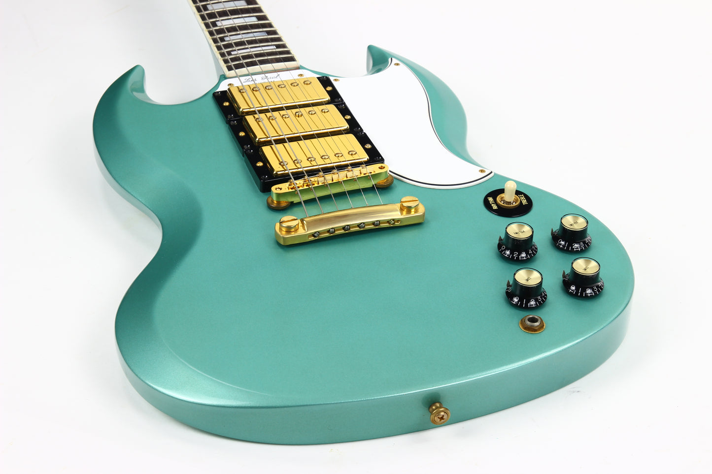 2000 Gibson Custom Shop 1961 Les Paul SG Custom Inverness Green UNPLAYED | 3 Pickups, Ebony Board