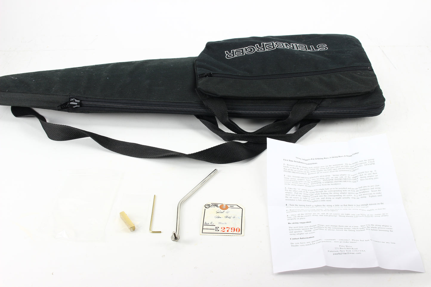 MINTY! 1987 Steinberger USA GL4T Black - TransTrem, GL4-T, RARE ONE OWNER! Vintage Headless, HSS gl4ta gl