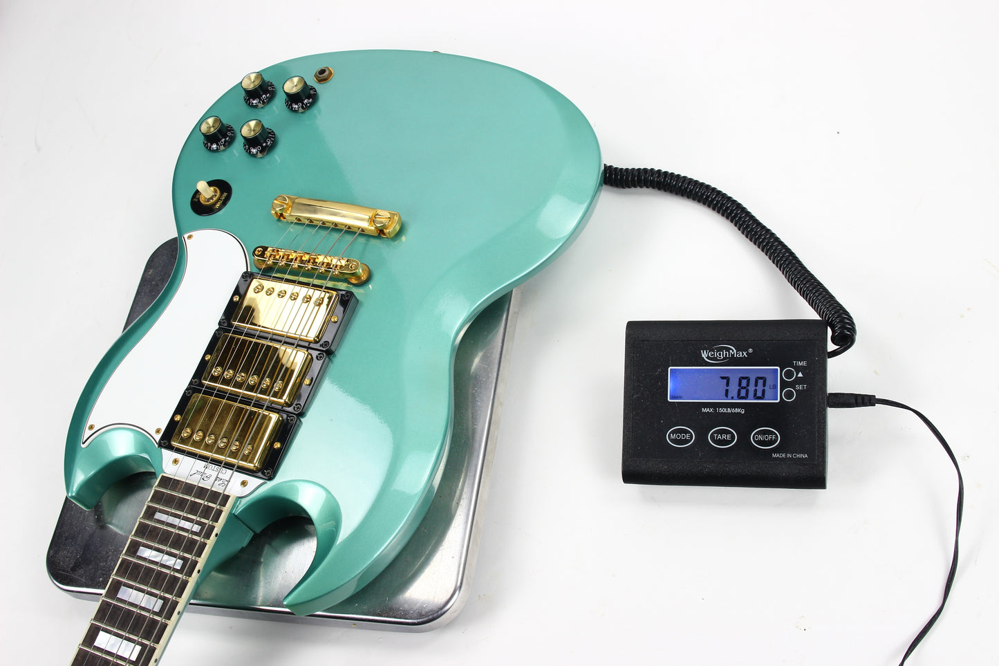 2000 Gibson Custom Shop 1961 Les Paul SG Custom Inverness Green UNPLAYED | 3 Pickups, Ebony Board