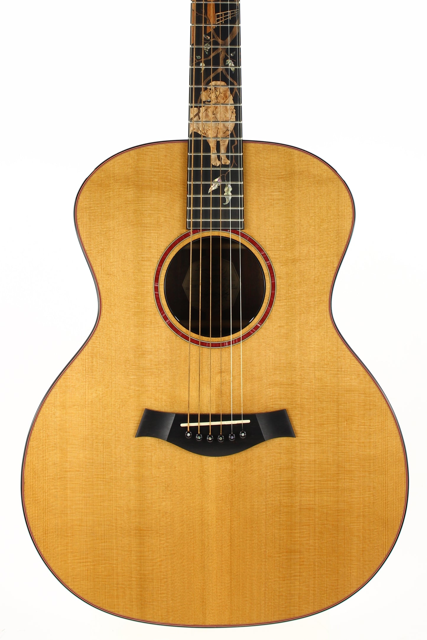 UNPLAYED! 1997 Taylor Cujo-14 Grand Auditorium Stephen King Signed Model Acoustic Guitar - Cedar/Walnut 10
