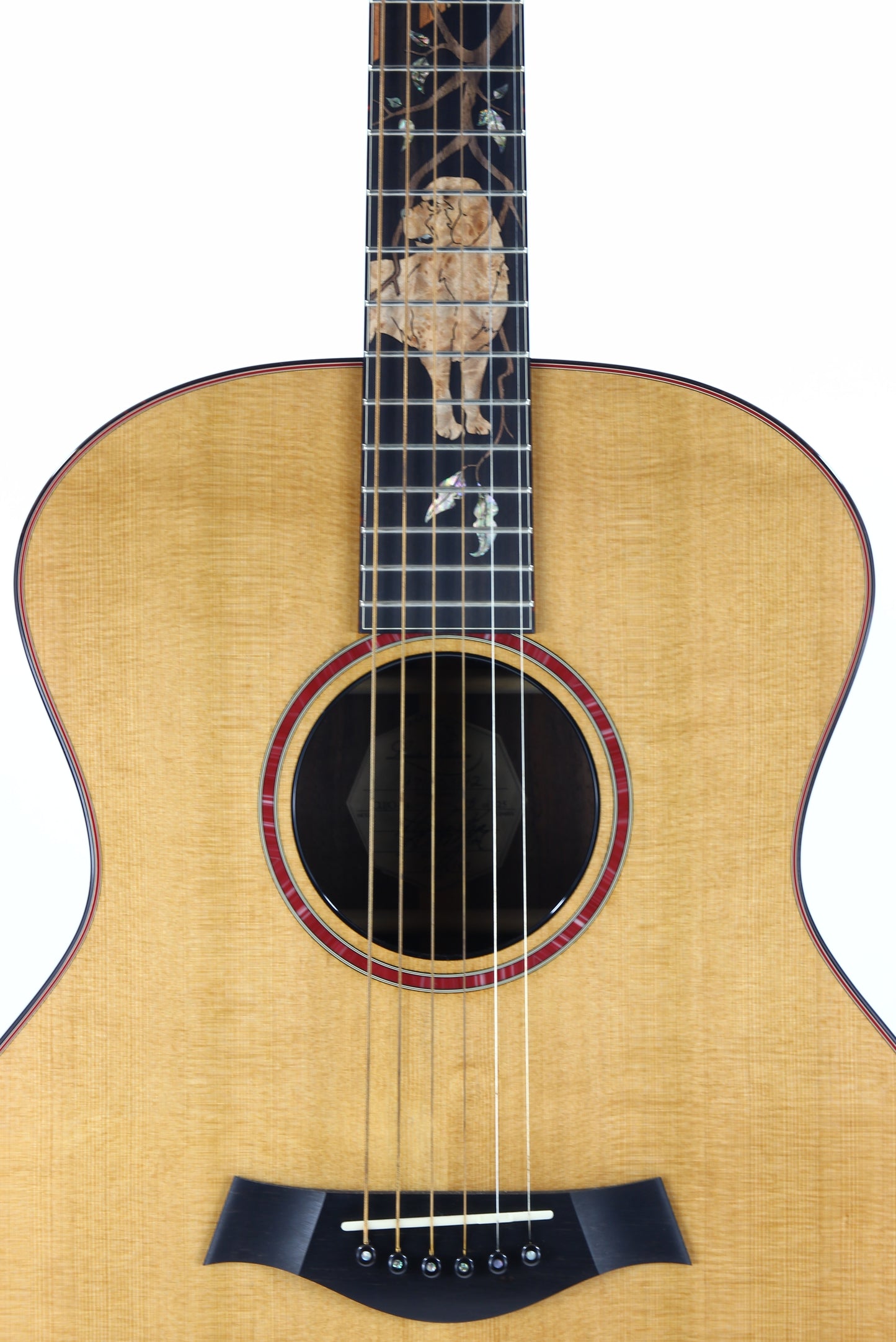 UNPLAYED! 1997 Taylor Cujo-14 Grand Auditorium Stephen King Signed Model Acoustic Guitar - Cedar/Walnut 10