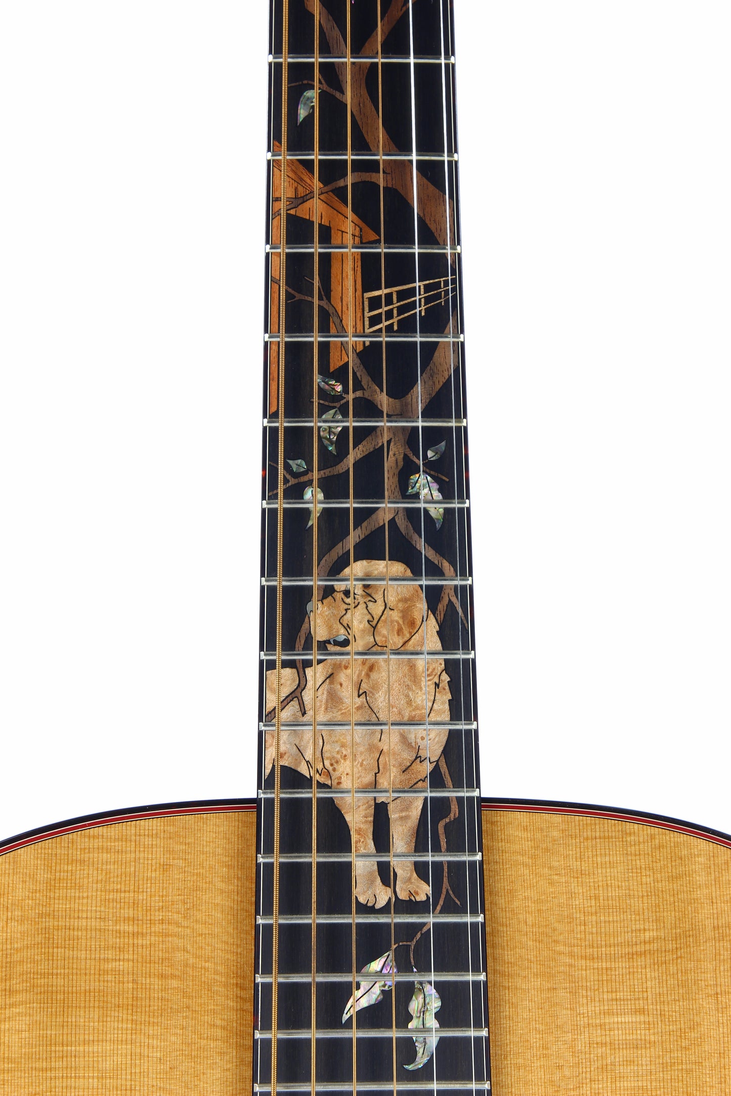 UNPLAYED! 1997 Taylor Cujo-14 Grand Auditorium Stephen King Signed Model Acoustic Guitar - Cedar/Walnut 10