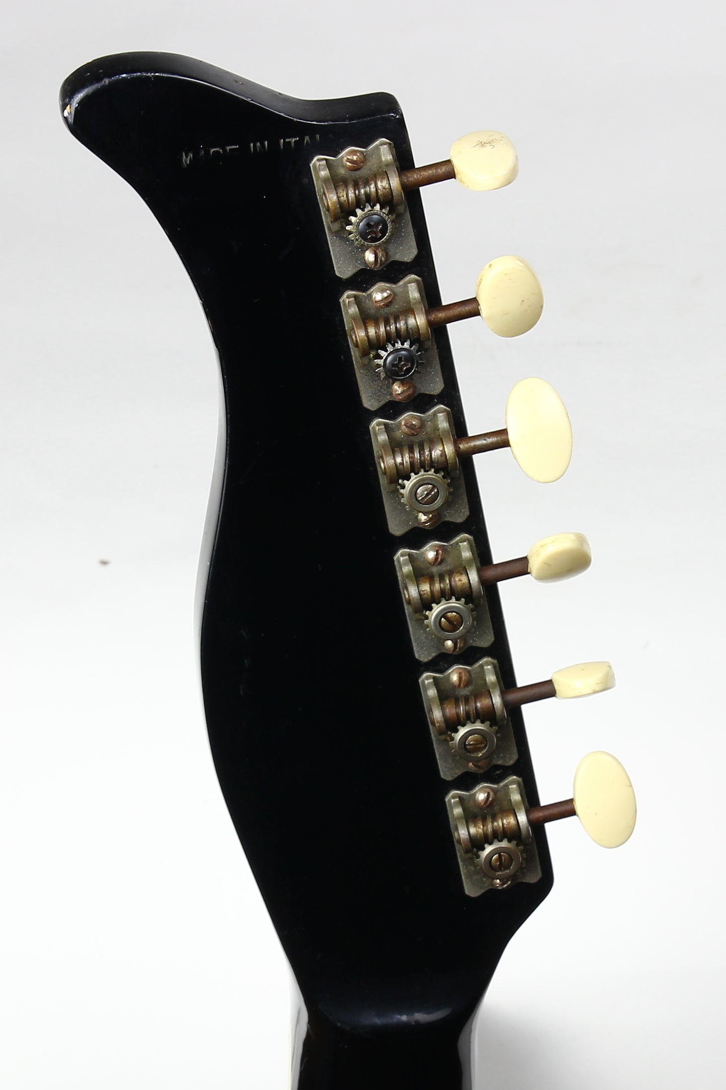 1962 EKO 700 3V Vintage Made in Italy Guitar RARE BLACK Tortoise Guard
