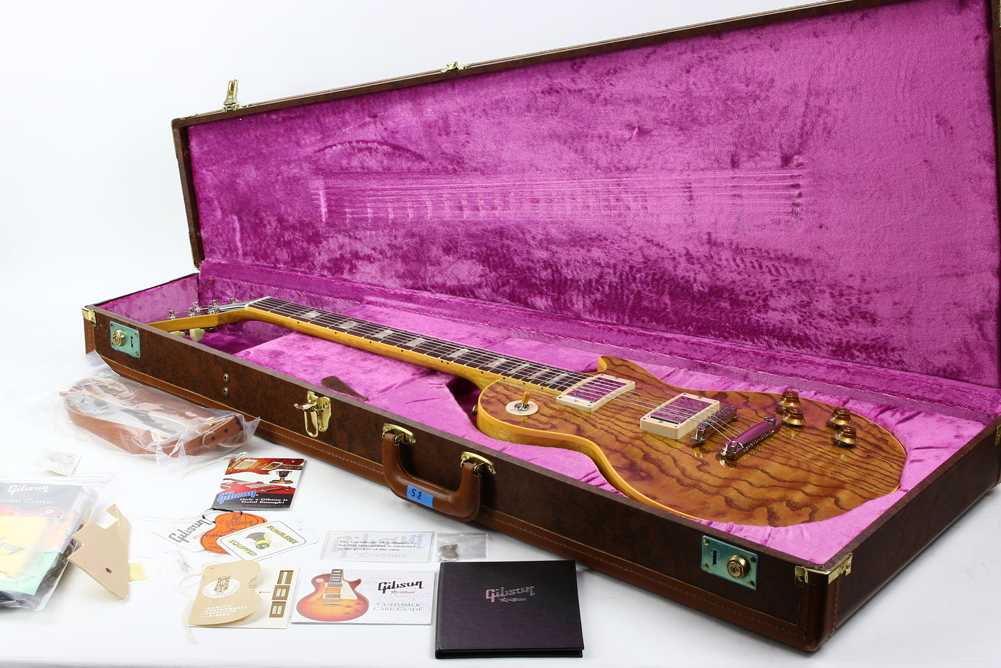 2008 Gibson '59 Les Paul OAK Top KORINA Back/Neck RARE Custom Shop 1959 Historic Reissue R9