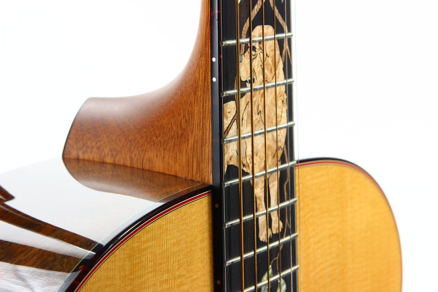 UNPLAYED! 1997 Taylor Cujo-14 Grand Auditorium Stephen King Signed Model Acoustic Guitar - Cedar/Walnut 10